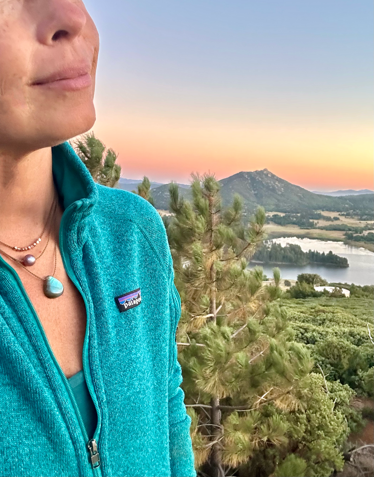 Metal-free waterproof rope travel jewelry with freshwater pearls and natural stones