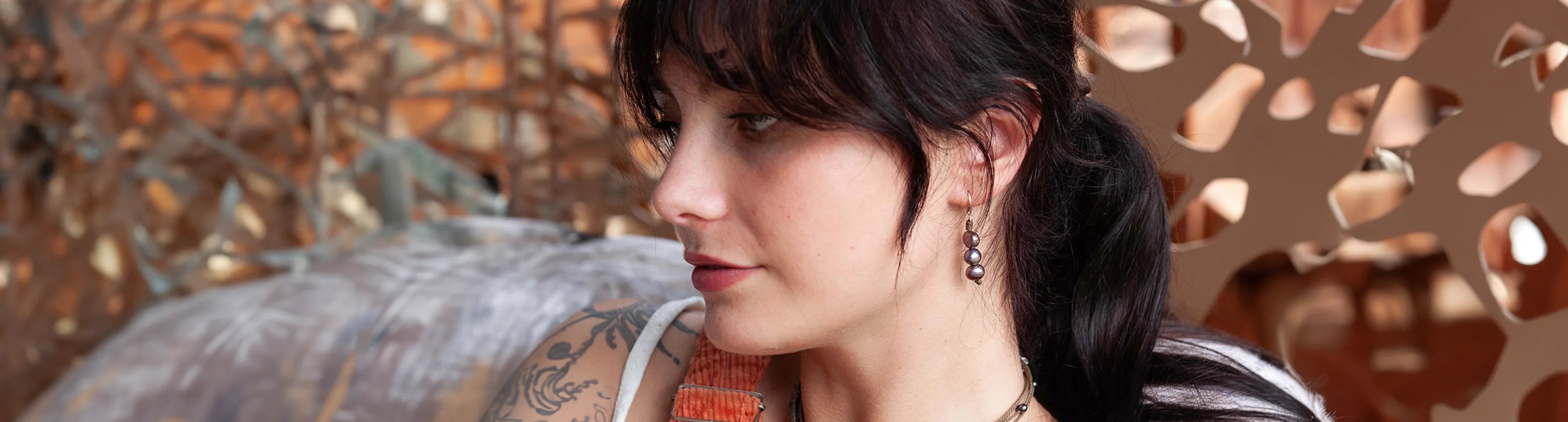 White Drop Pearl Earring