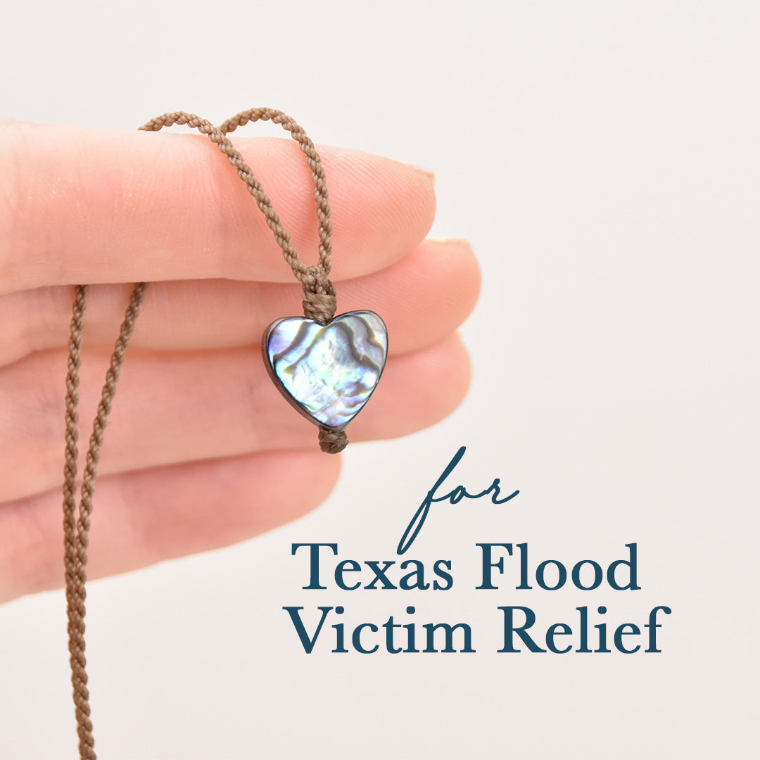 Abalone Hearts for Texas Flood Victims