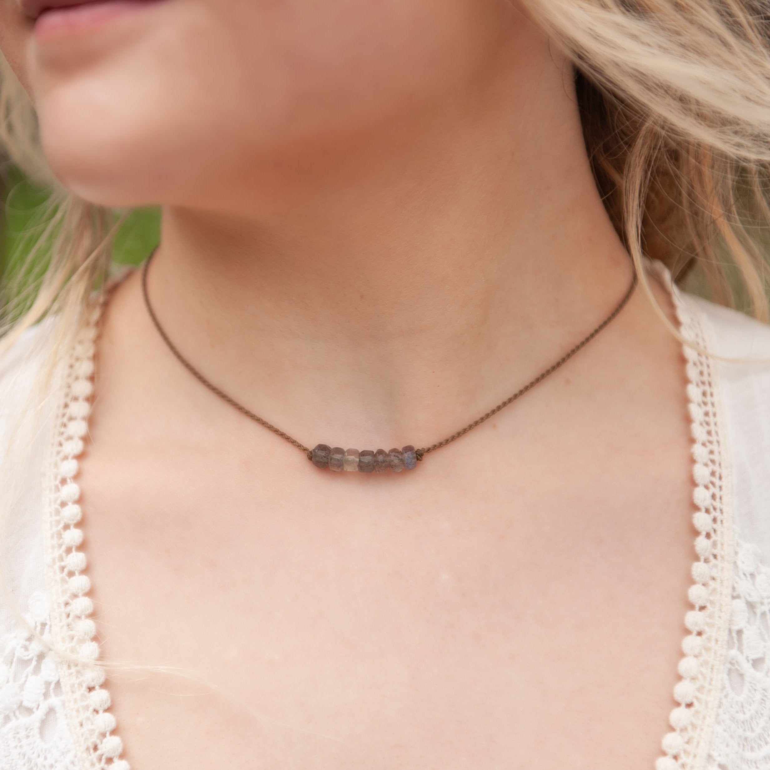 Bohemian Necklace-1786-Labradorite