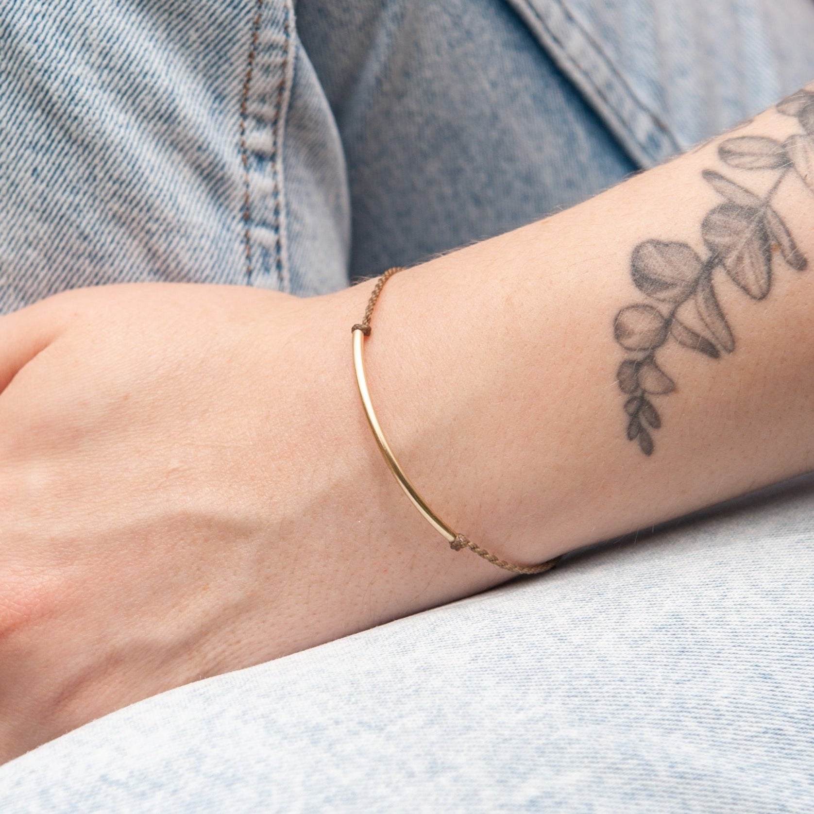 14k Gold-Filled Bar Bracelet
