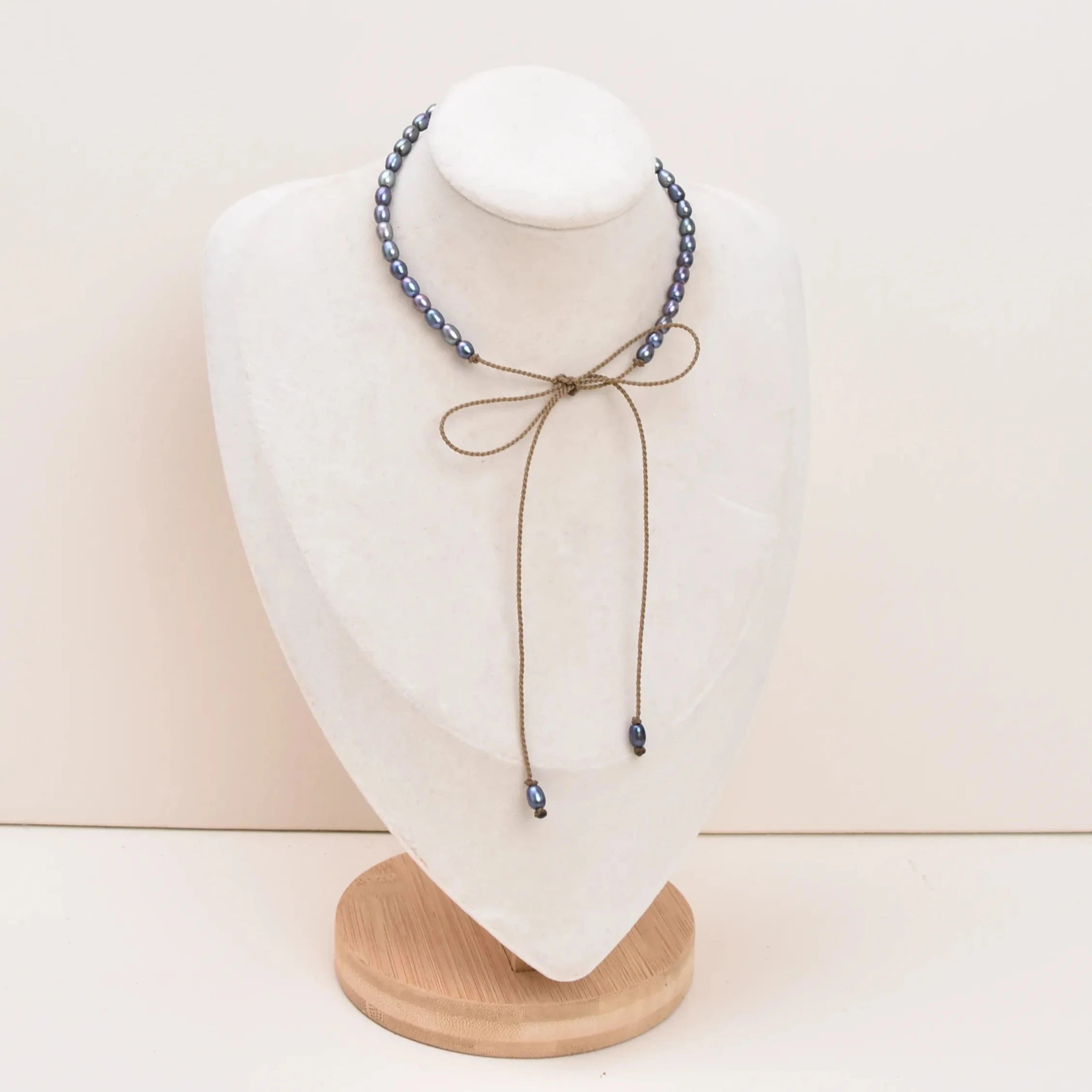 The Crown Rice Pearl Necklace