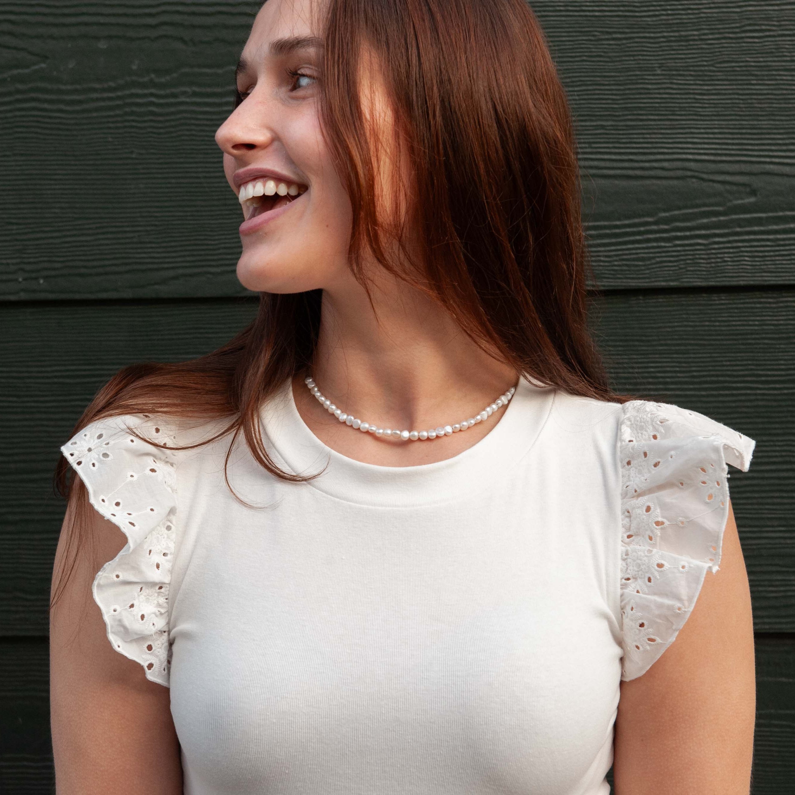 Crown Pearl Necklace