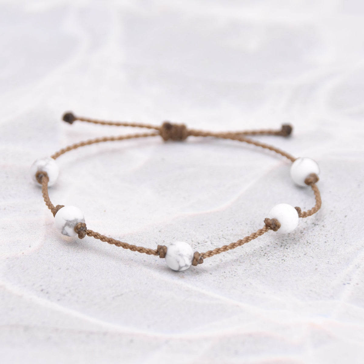 Opalite, Moonstone & Howlite Bracelets