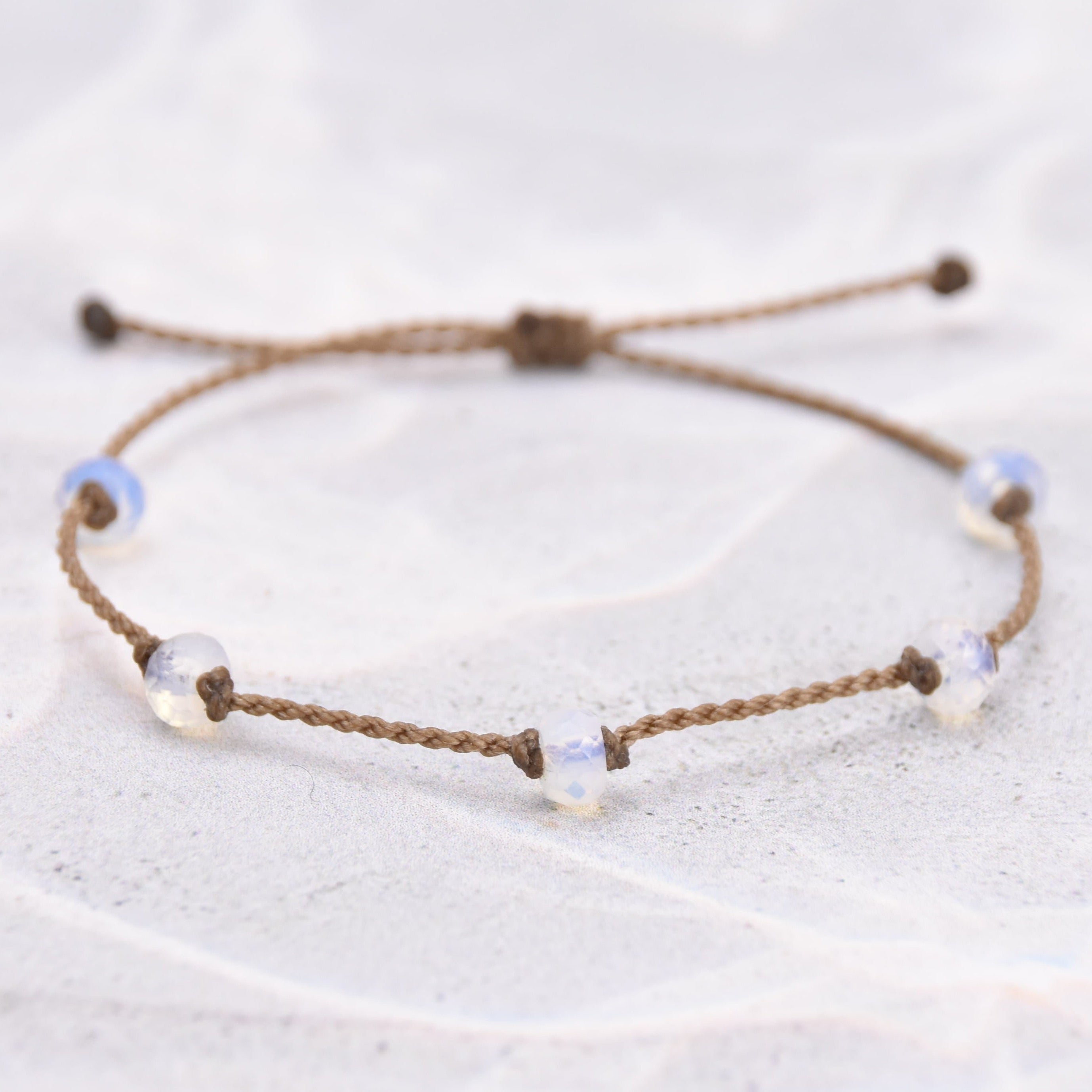 Stone Rondelle Bracelets