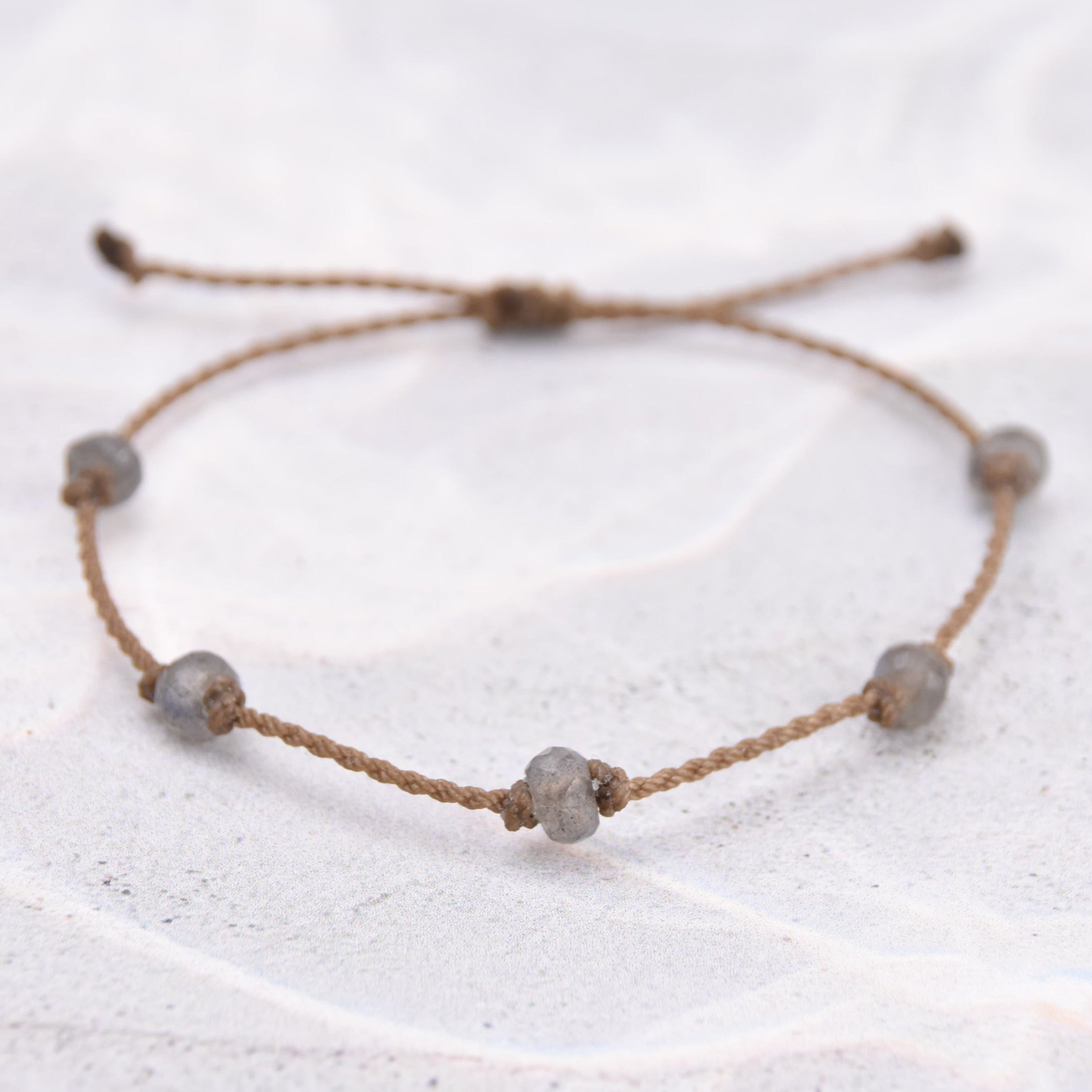 Stone Rondelle Bracelets