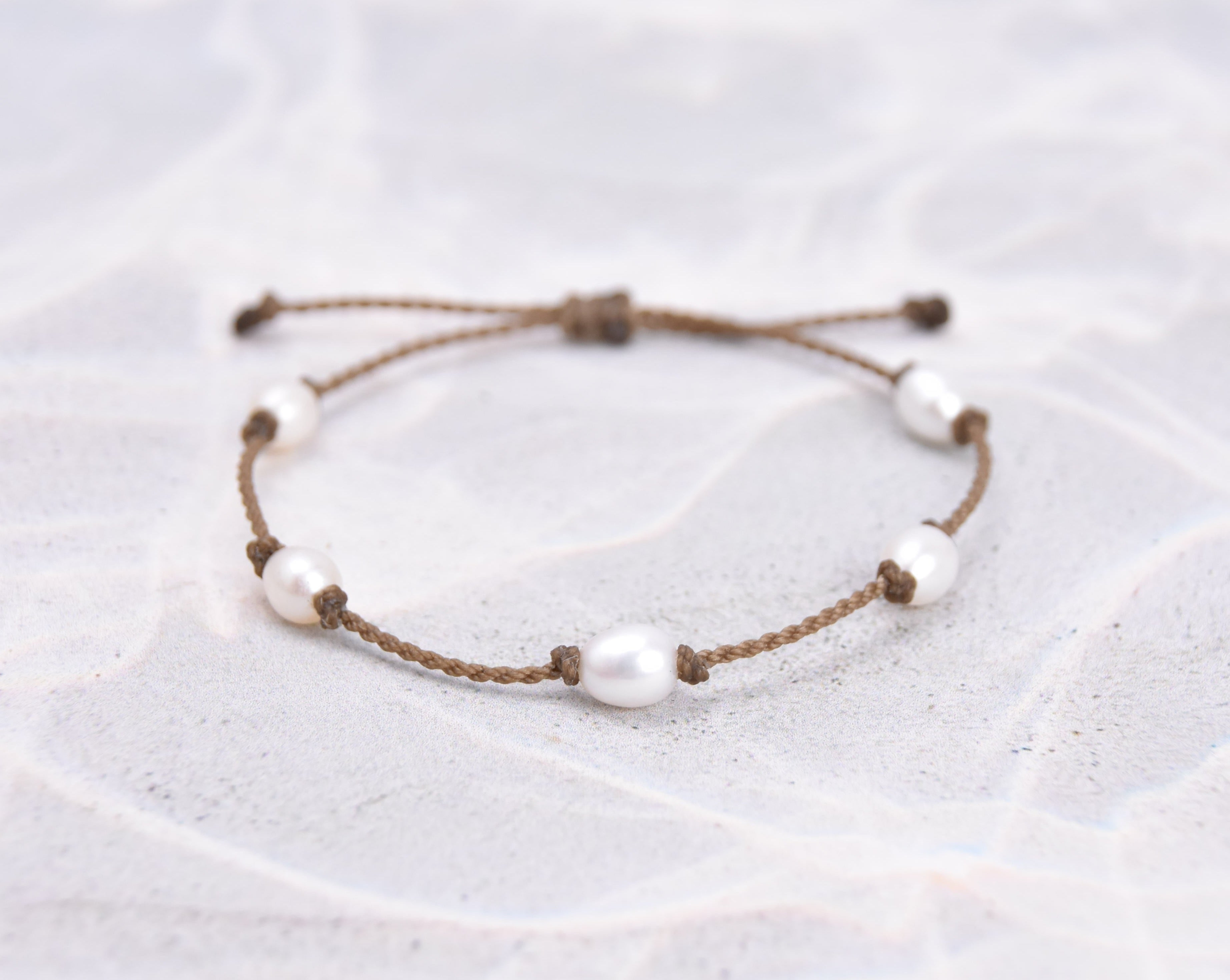 White Pearl Bracelets