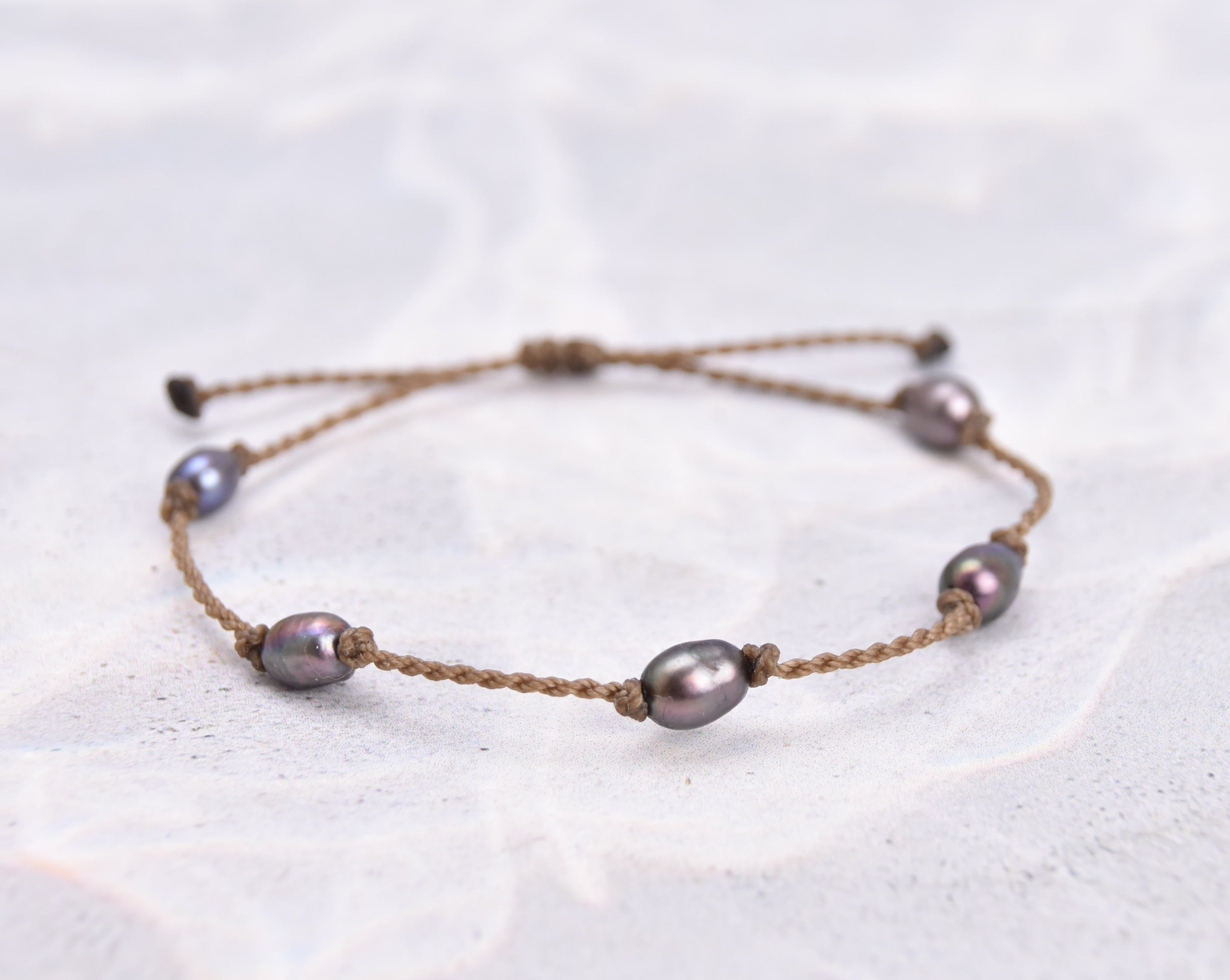 Mermaid + Peacock Pearl Bracelets