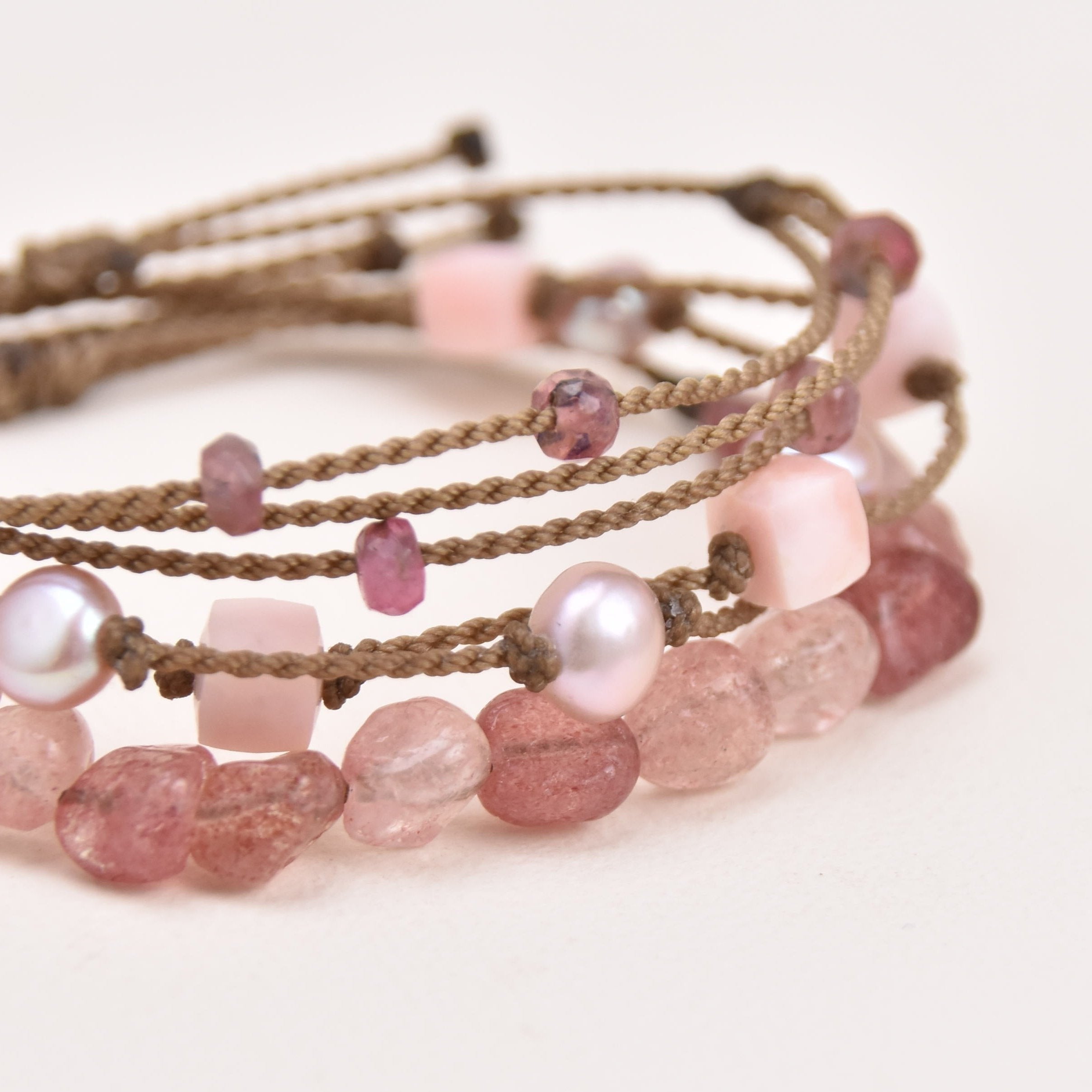 On Wednesdays We Wear Pink - Bracelet Stack