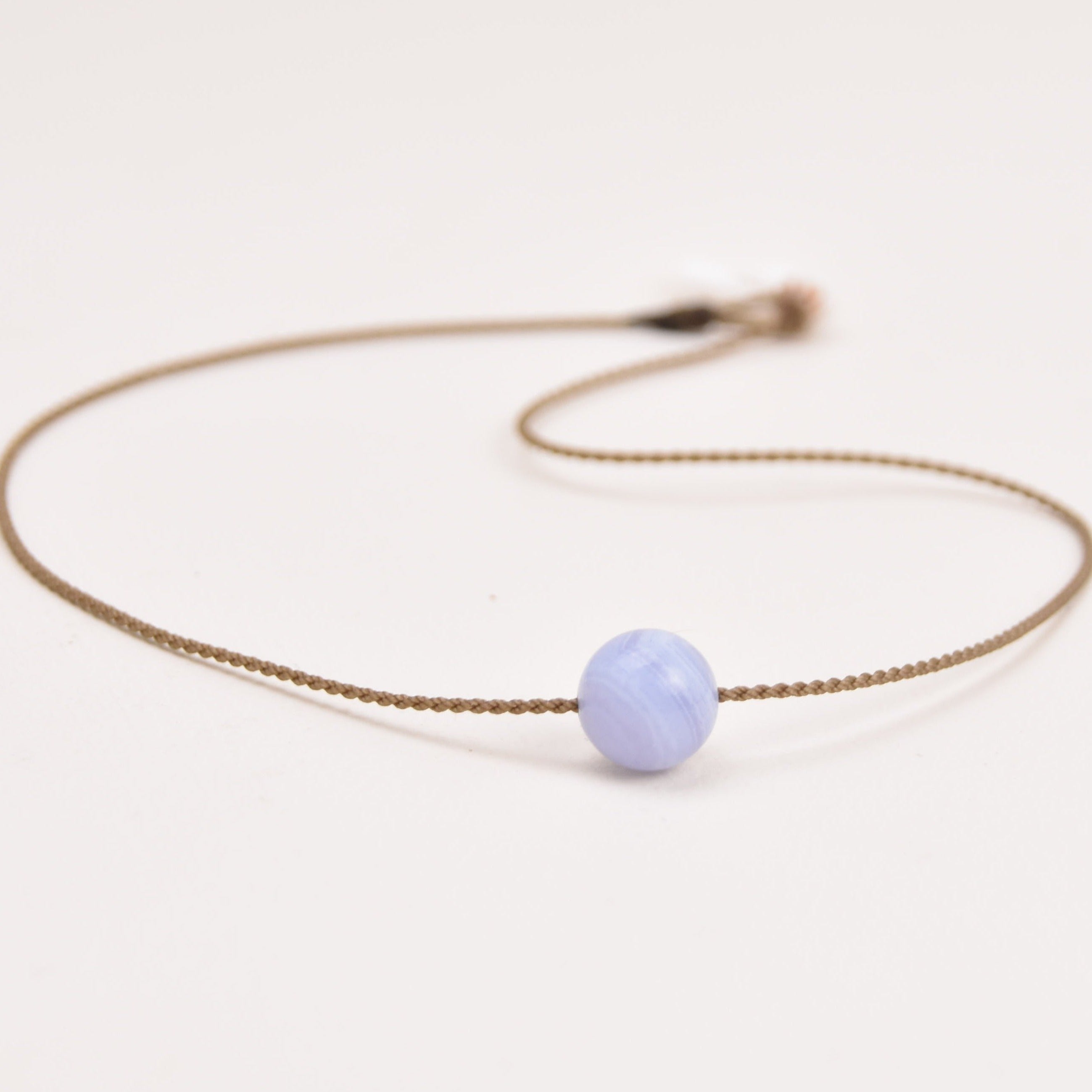 Blue Lace Agate - Classic Necklace