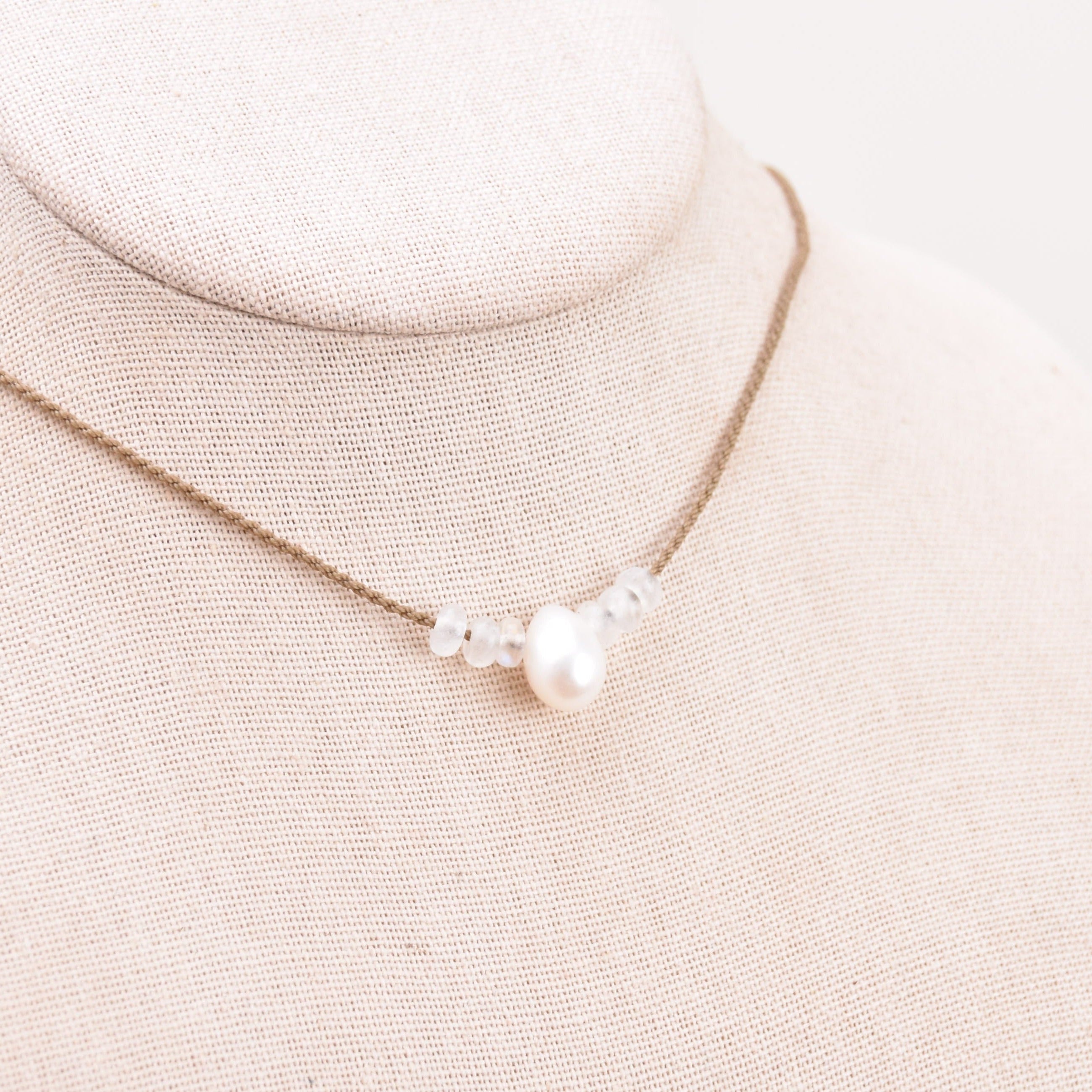Teardrop Pearl Necklace