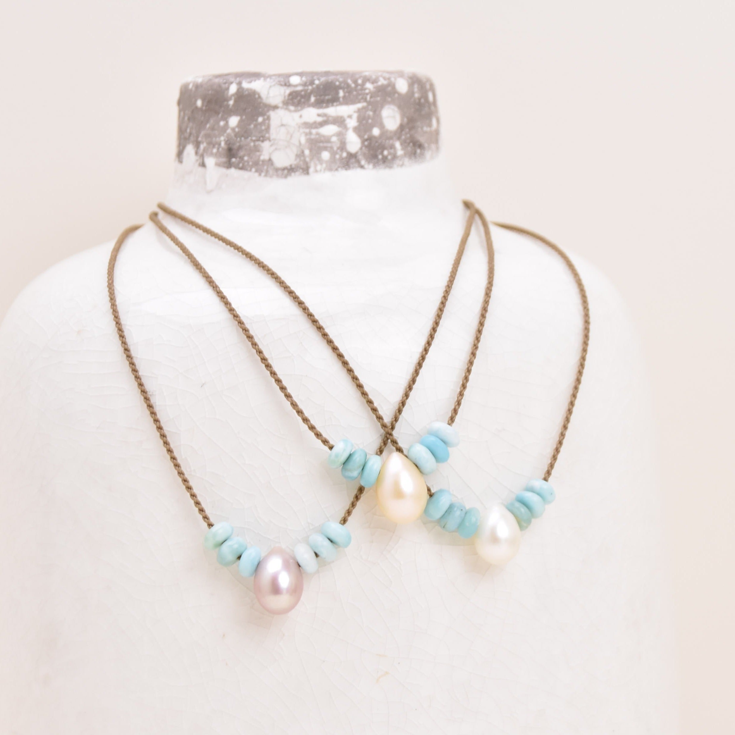 Teardrop Pearl Necklace