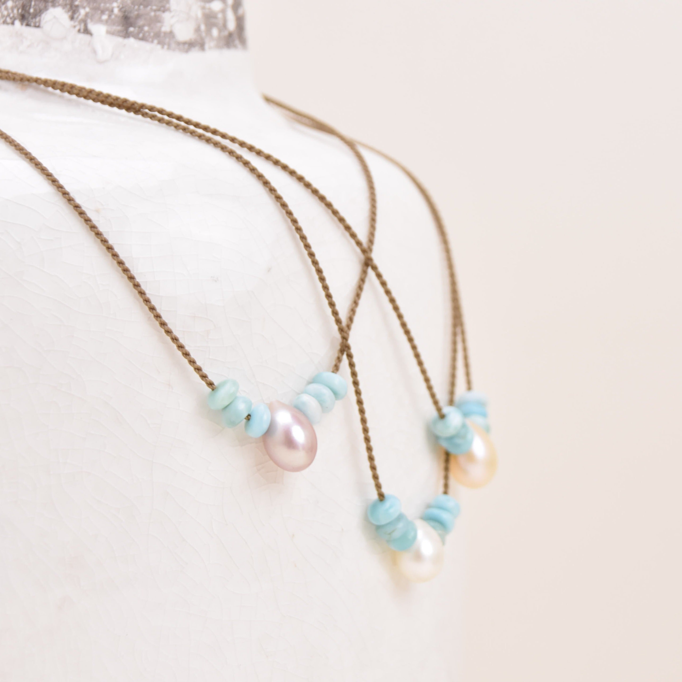 Teardrop Pearl Necklace