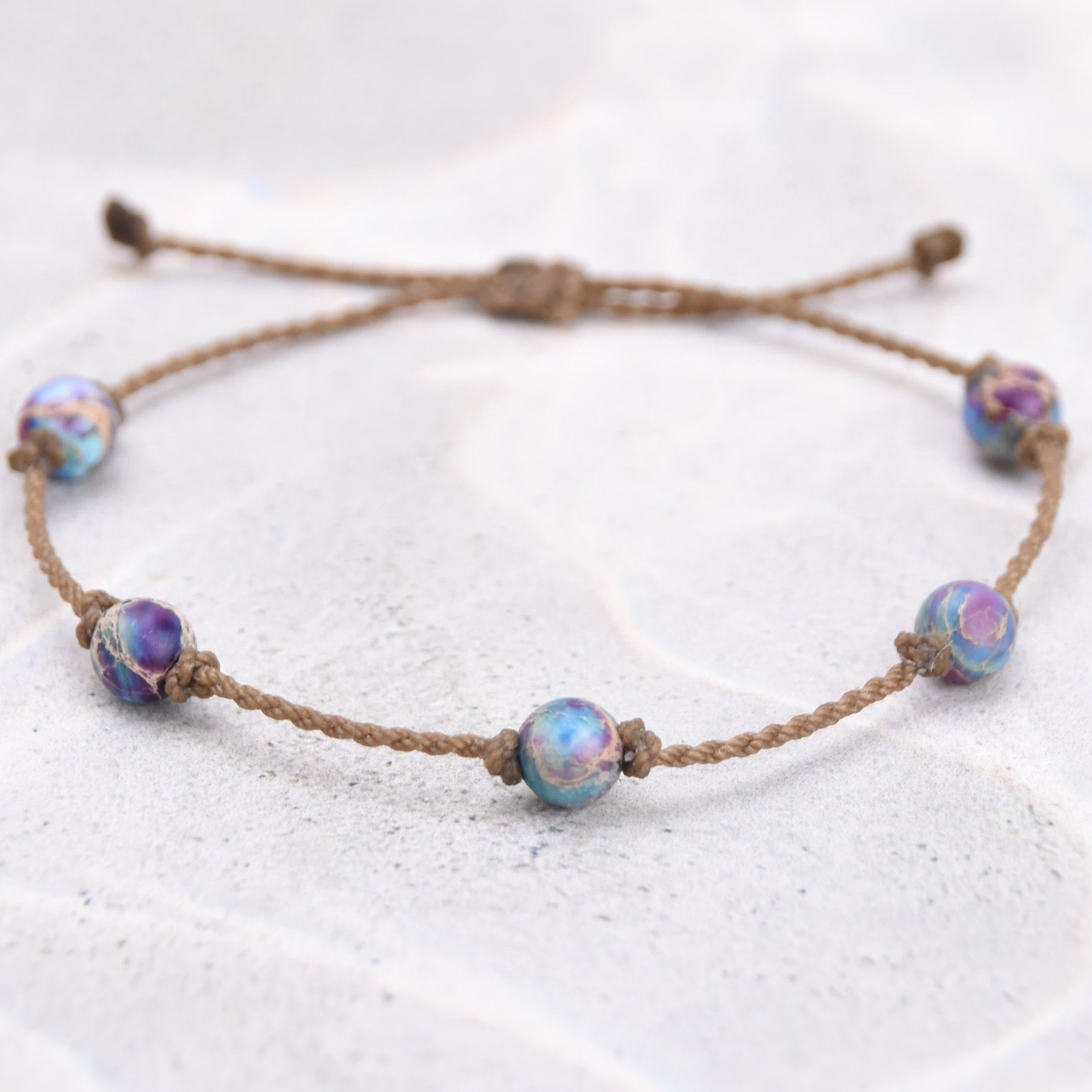 Purple Stones Bracelets