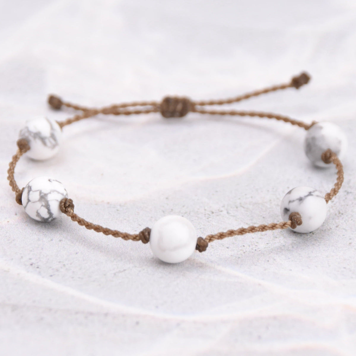 Opalite, Moonstone & Howlite Bracelets