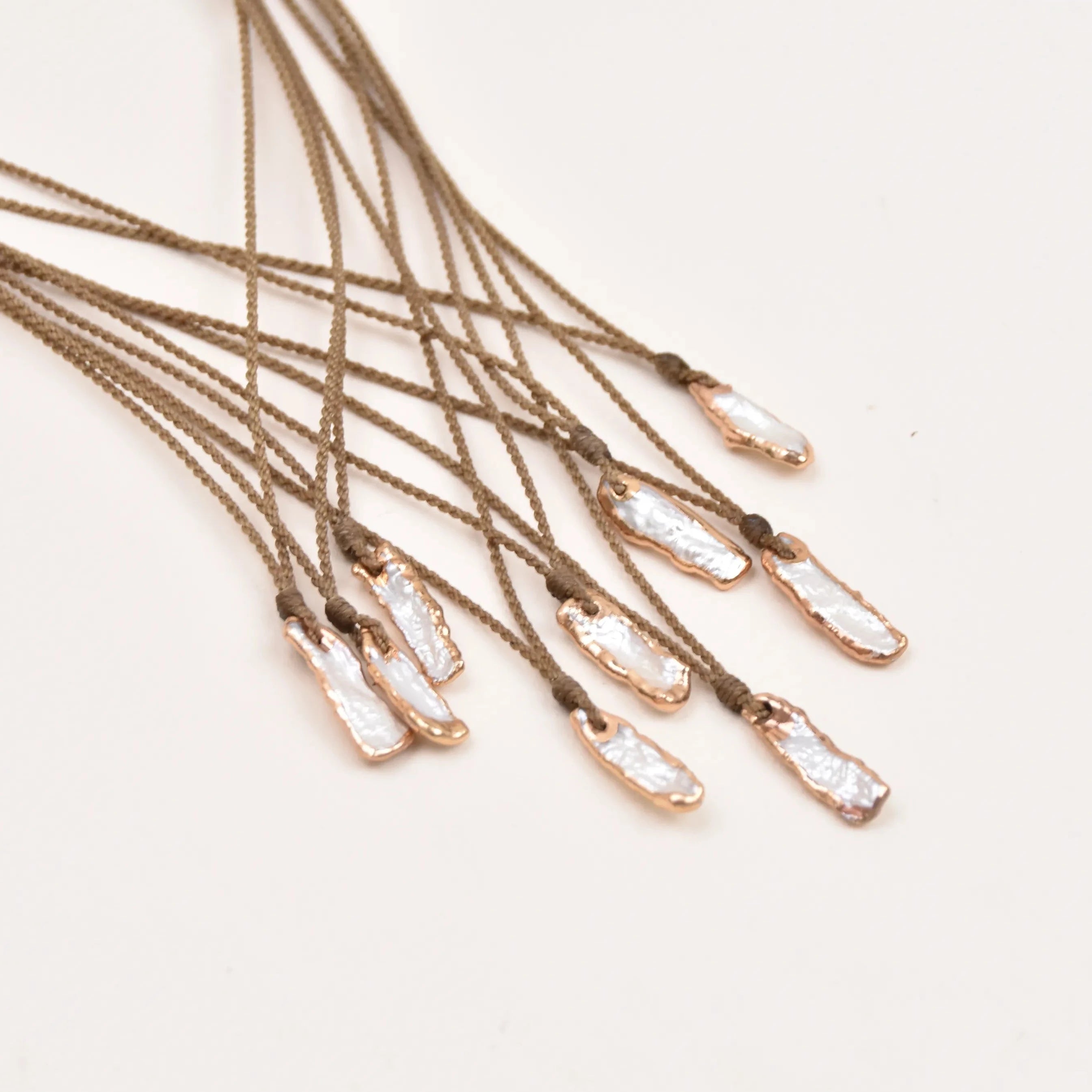 Gold Dipped Biwa Pearl