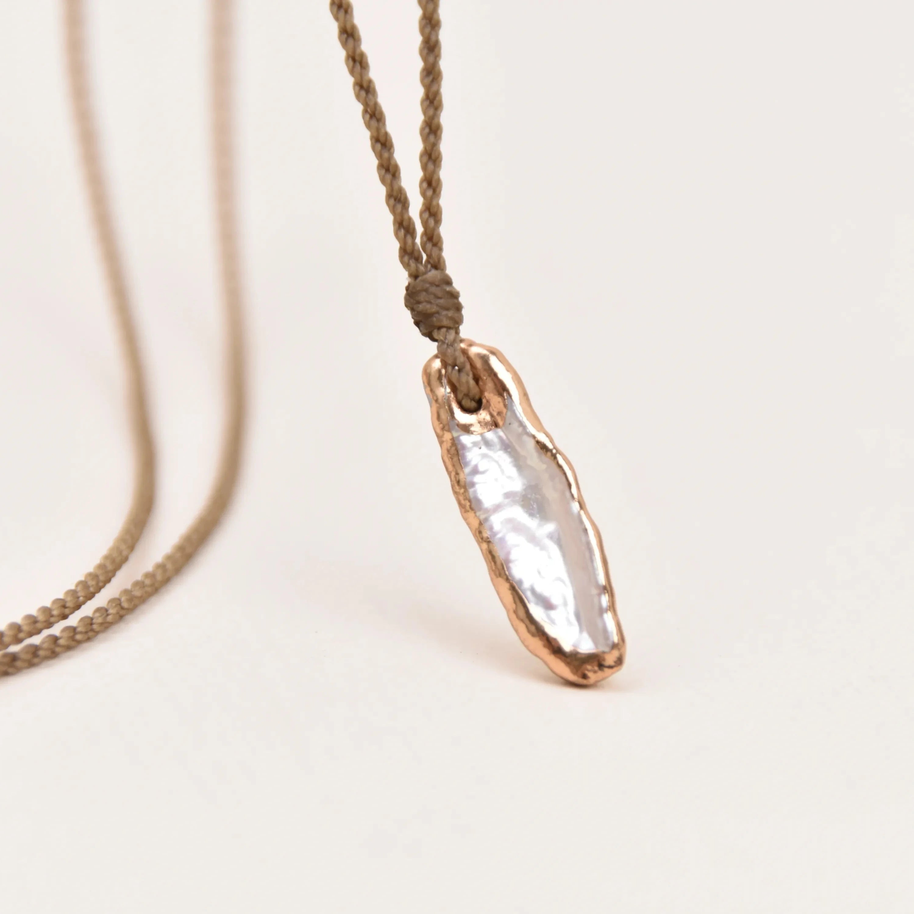 Gold Dipped Biwa Pearl