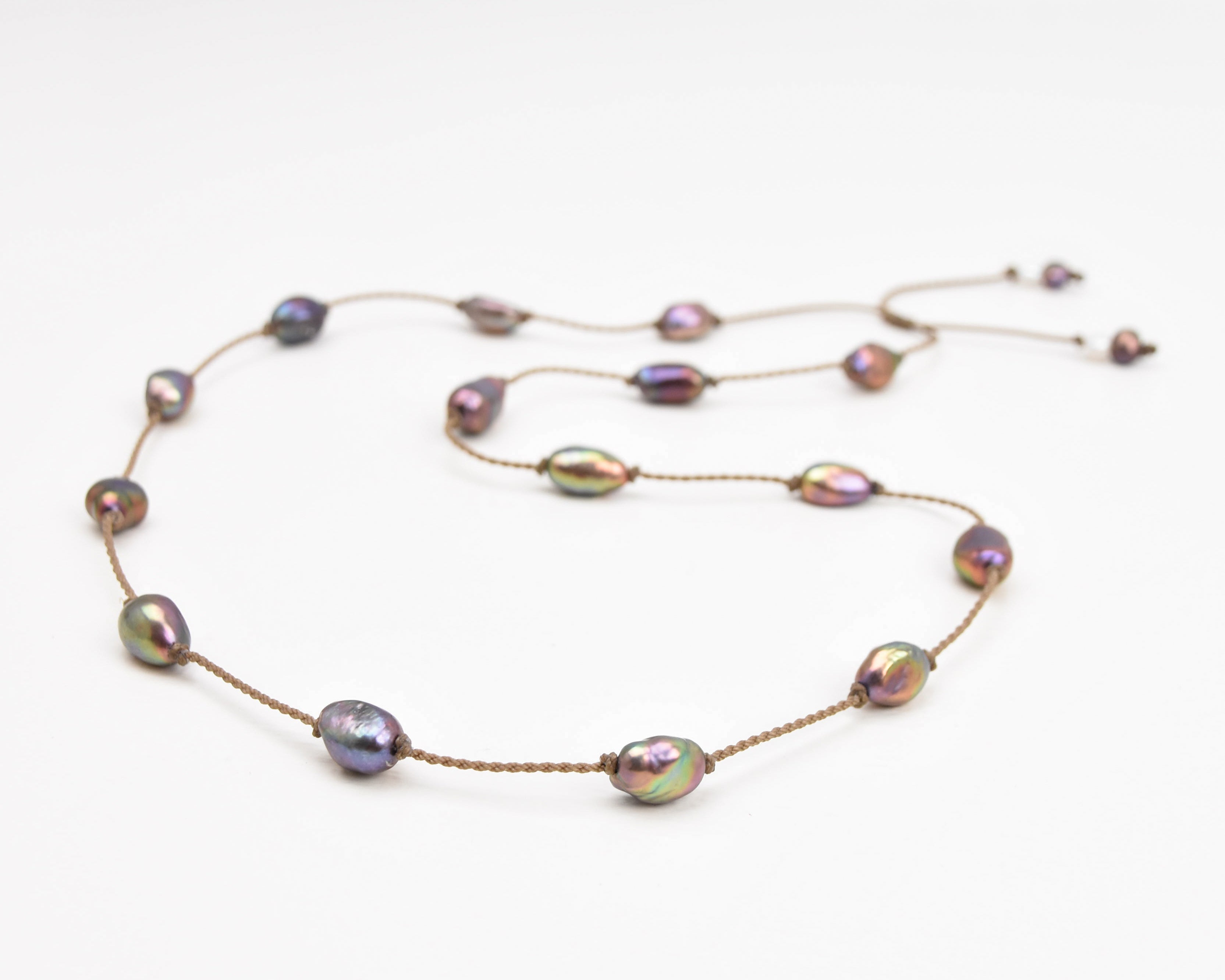 Pearl Duets - necklace + hatband