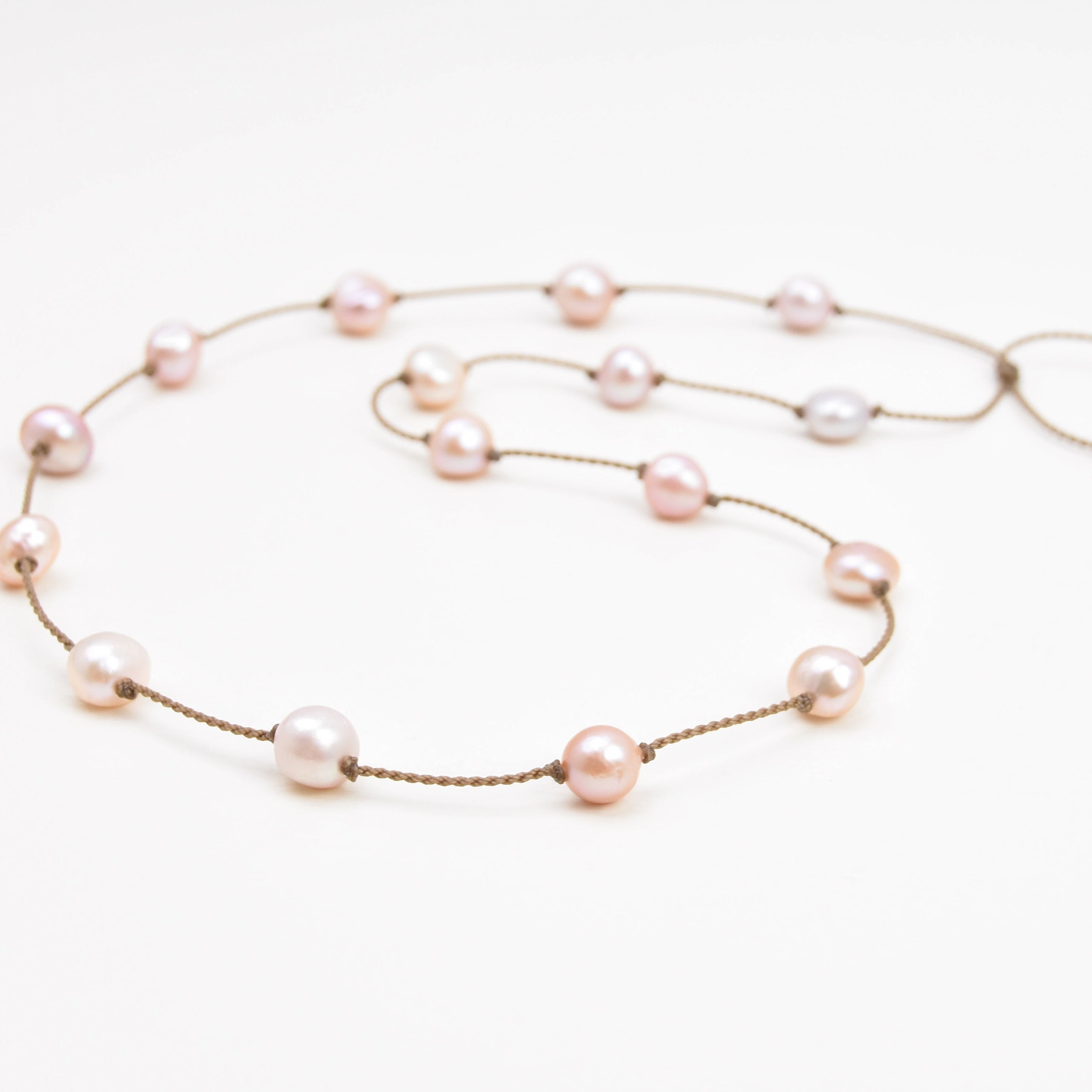 Adjustable Pearl Necklace