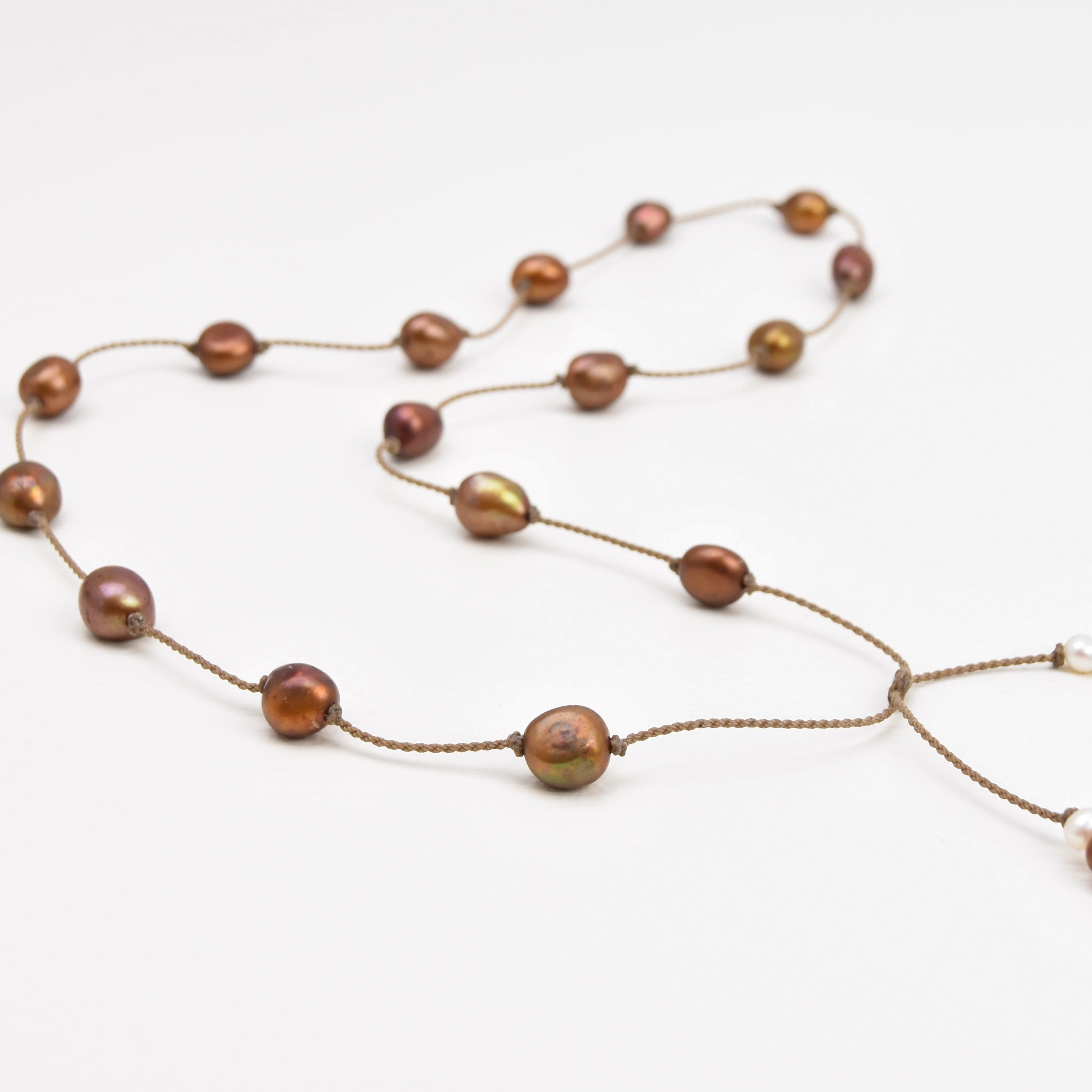 Adjustable Pearl Necklace