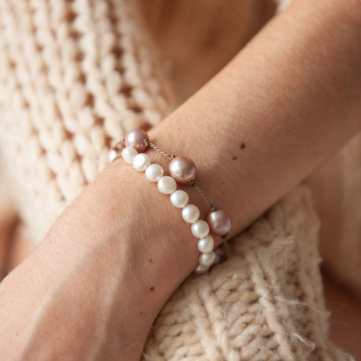 Not Your Granny's Pearls Bracelet