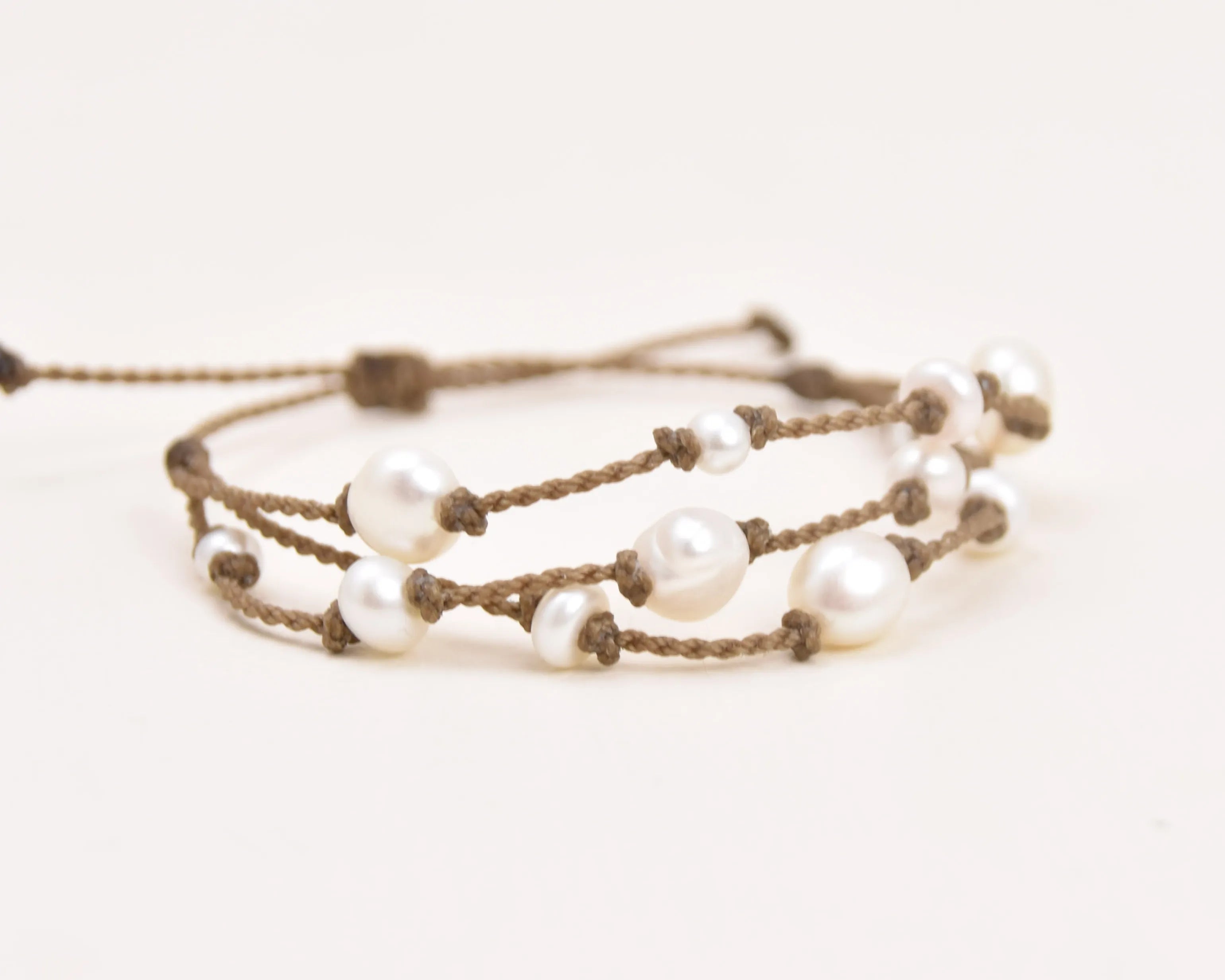 Tula Blue's Journey Bracelet in white pearl