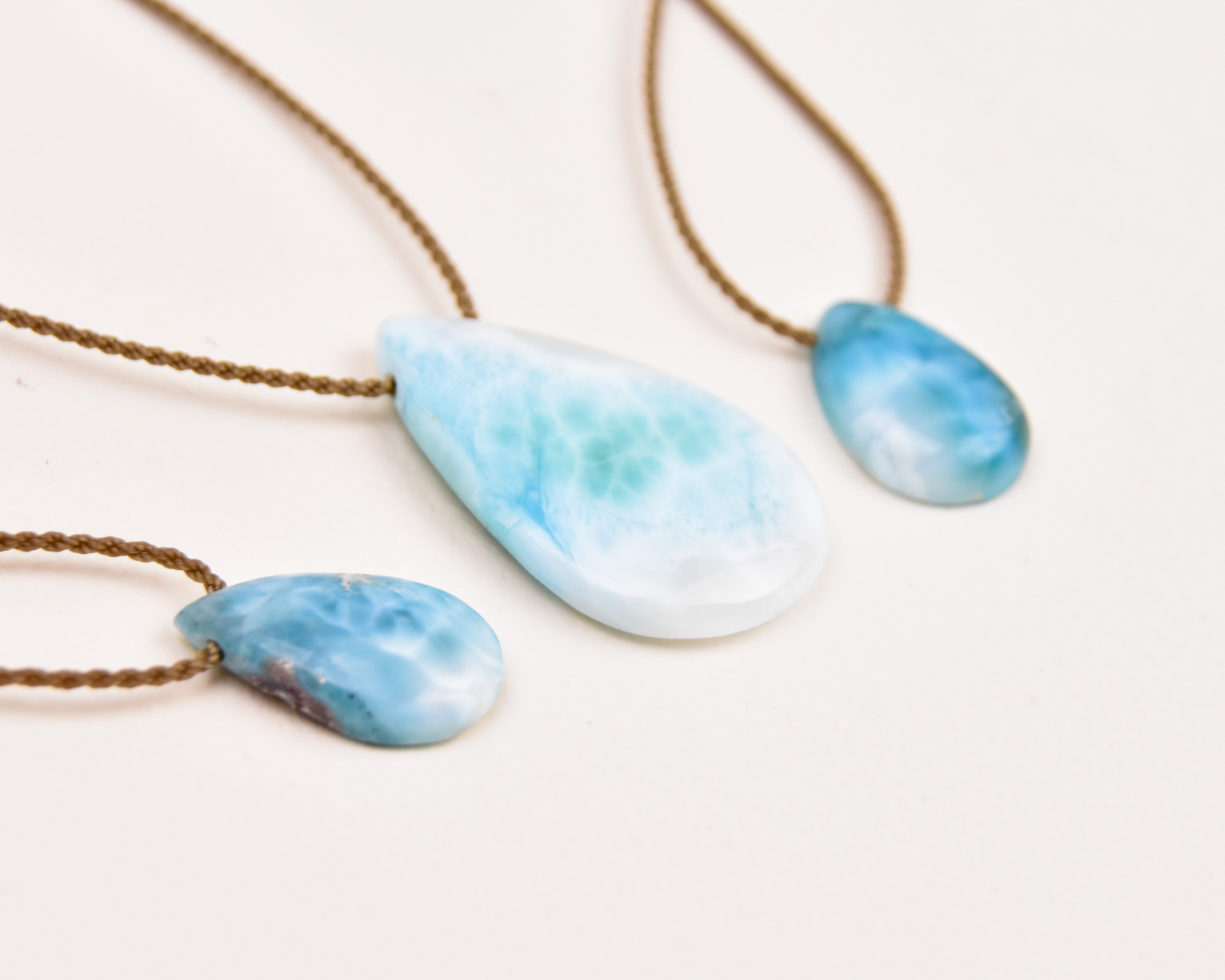 Larimar Gemstones - Pick your Pendant!