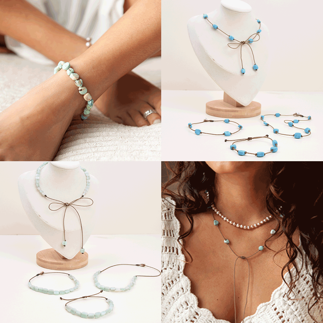 Pebble Necklaces & Duets (adjustable)