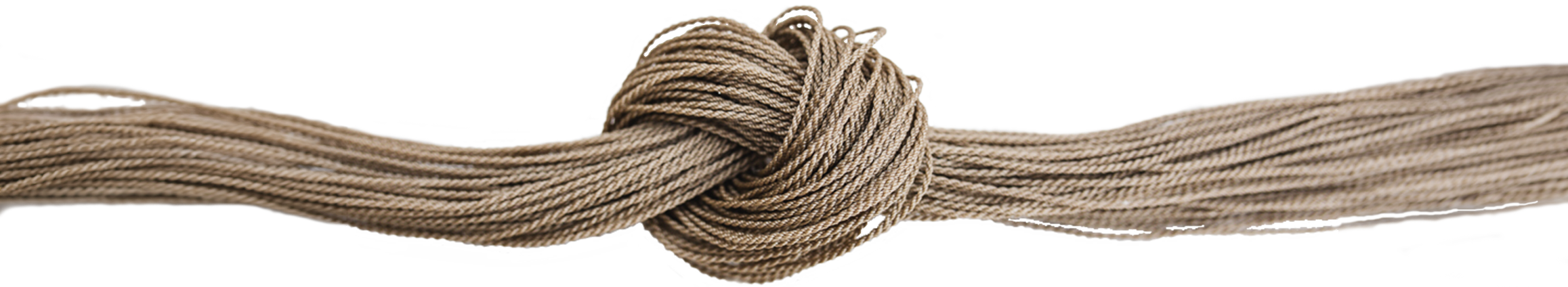 Hand made Tula Blue nautical-grade rope in Texas workshop.