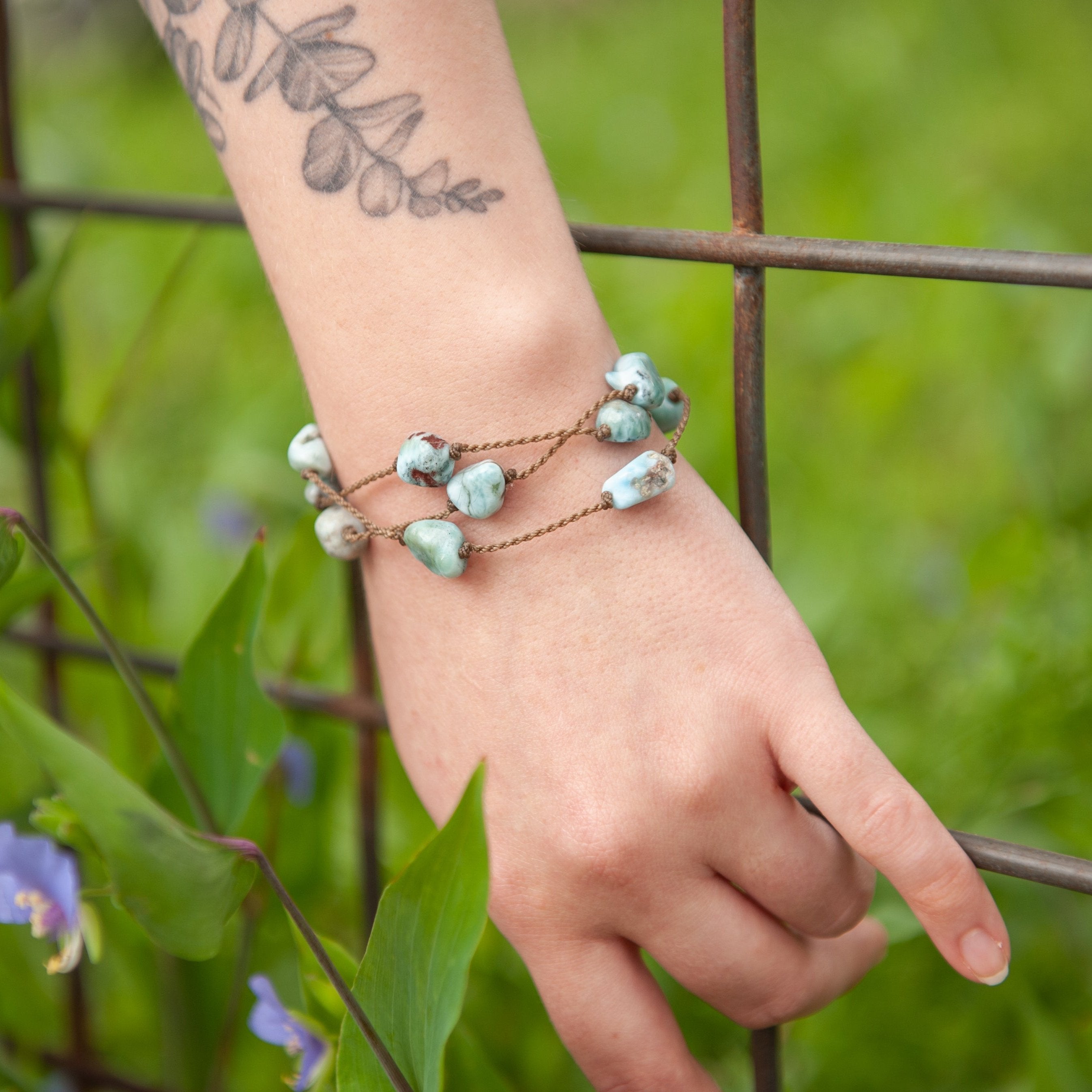 Wrap-1195-Larimar Nugget Medium