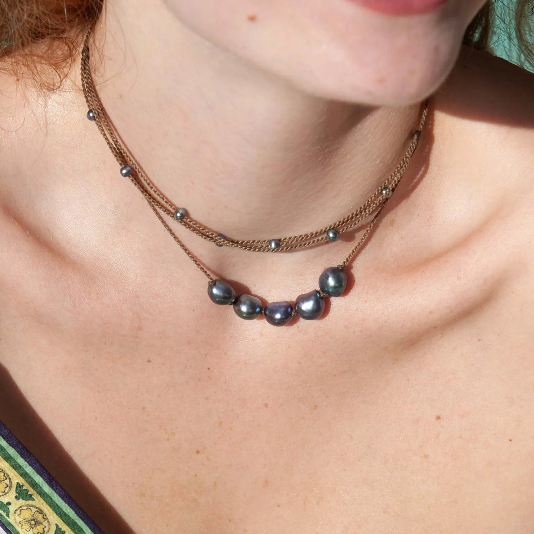 Baroque Five Necklace