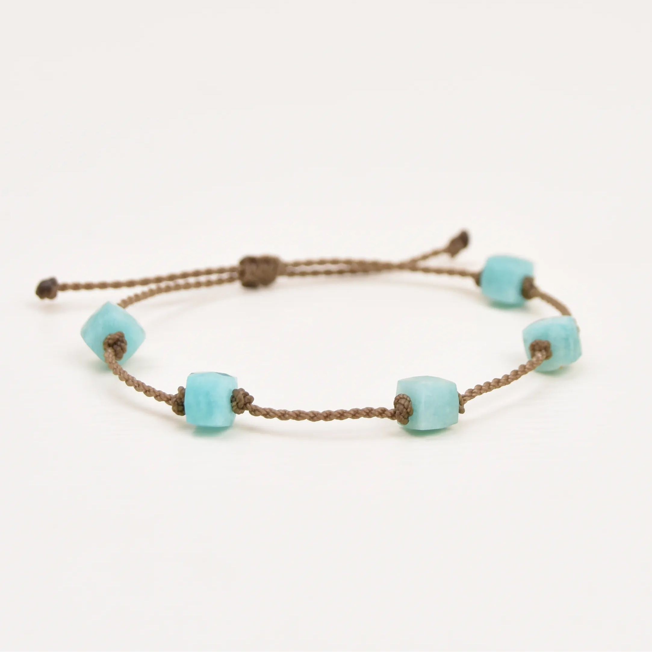 Cube Gemstone Bracelets