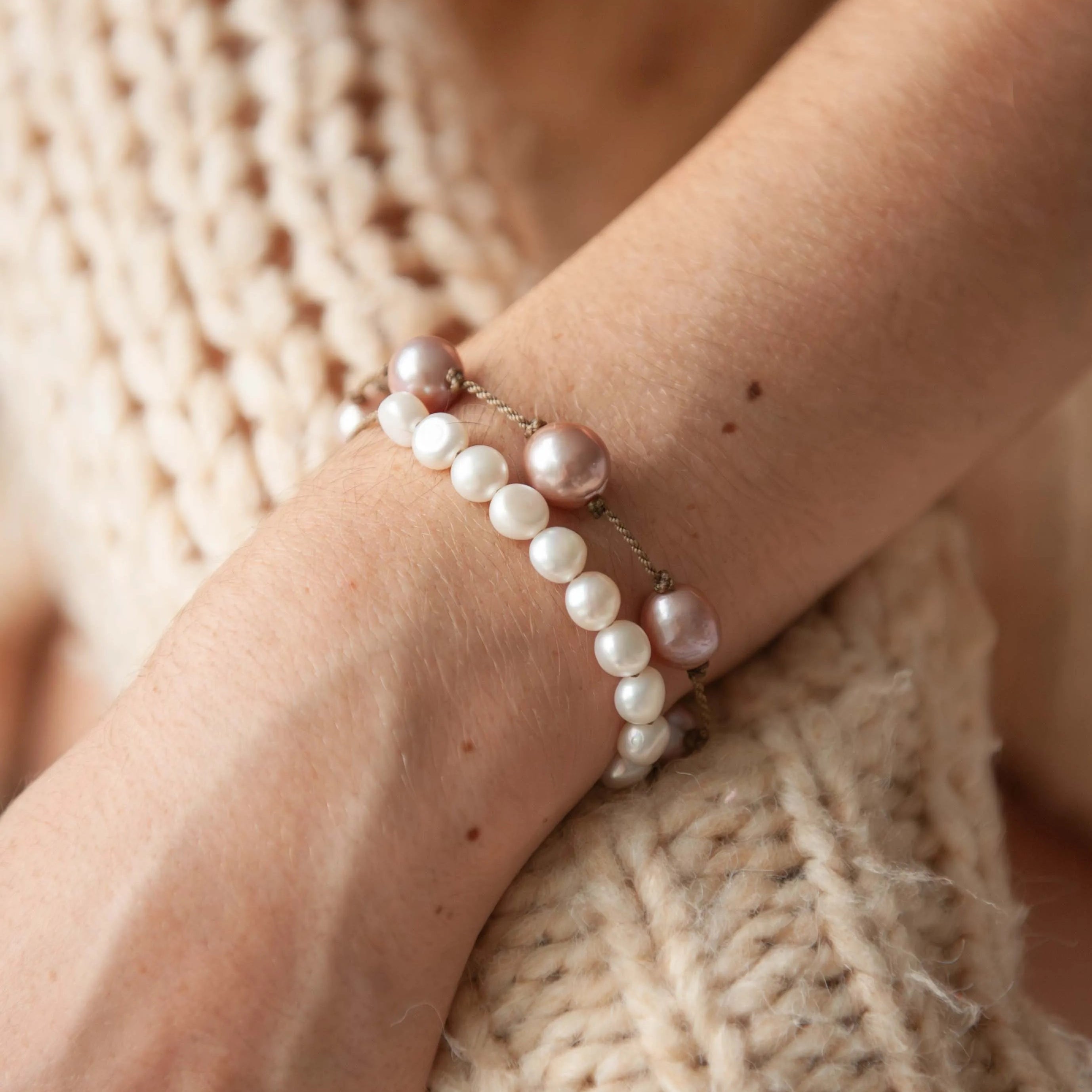 Girl with the Pearls - Bracelet Stack