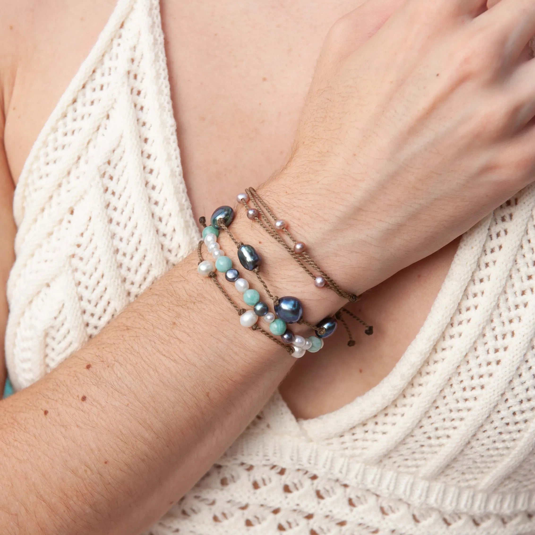 Heavenly Seas - Bracelet Stack