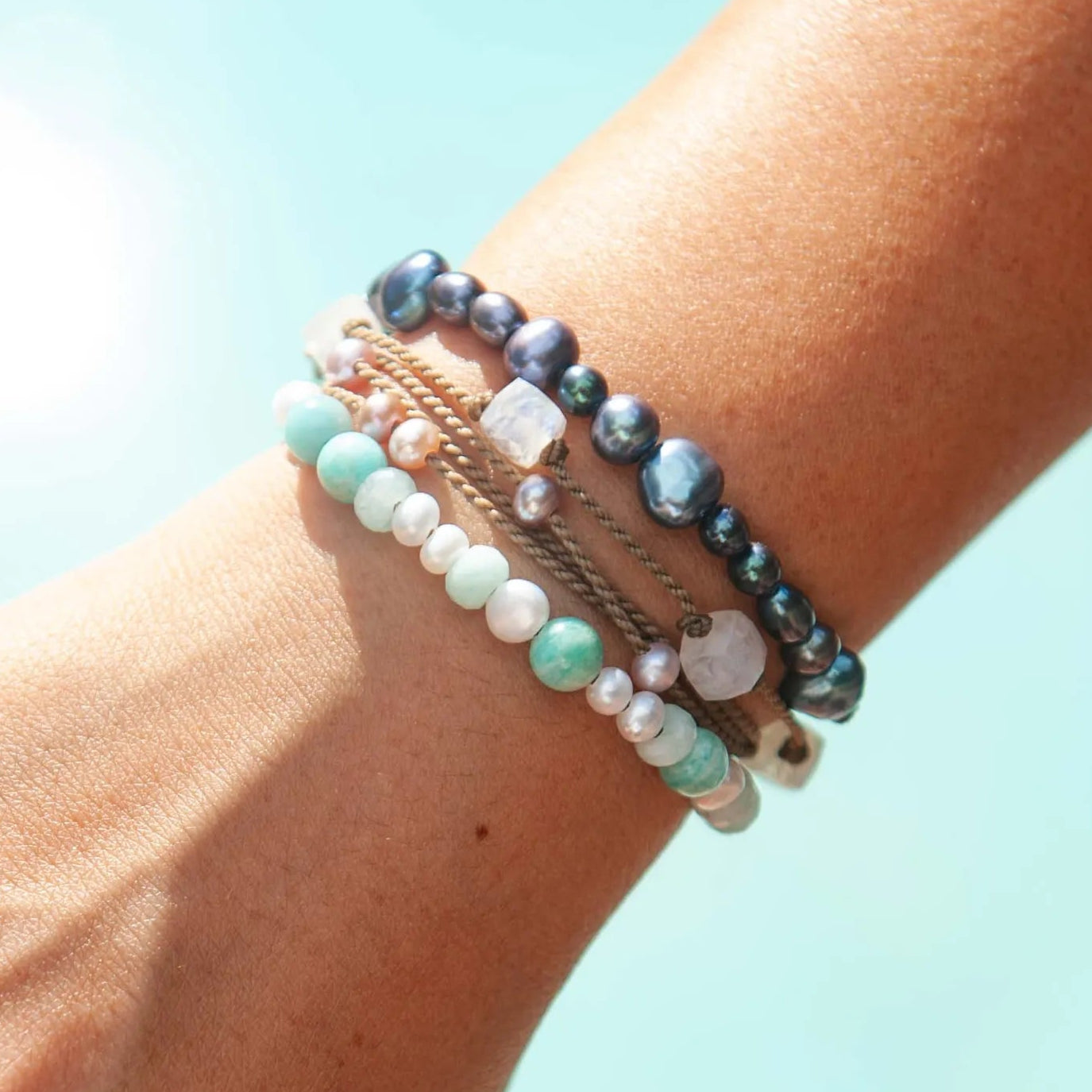 Heavenly Seas - Bracelet Stack