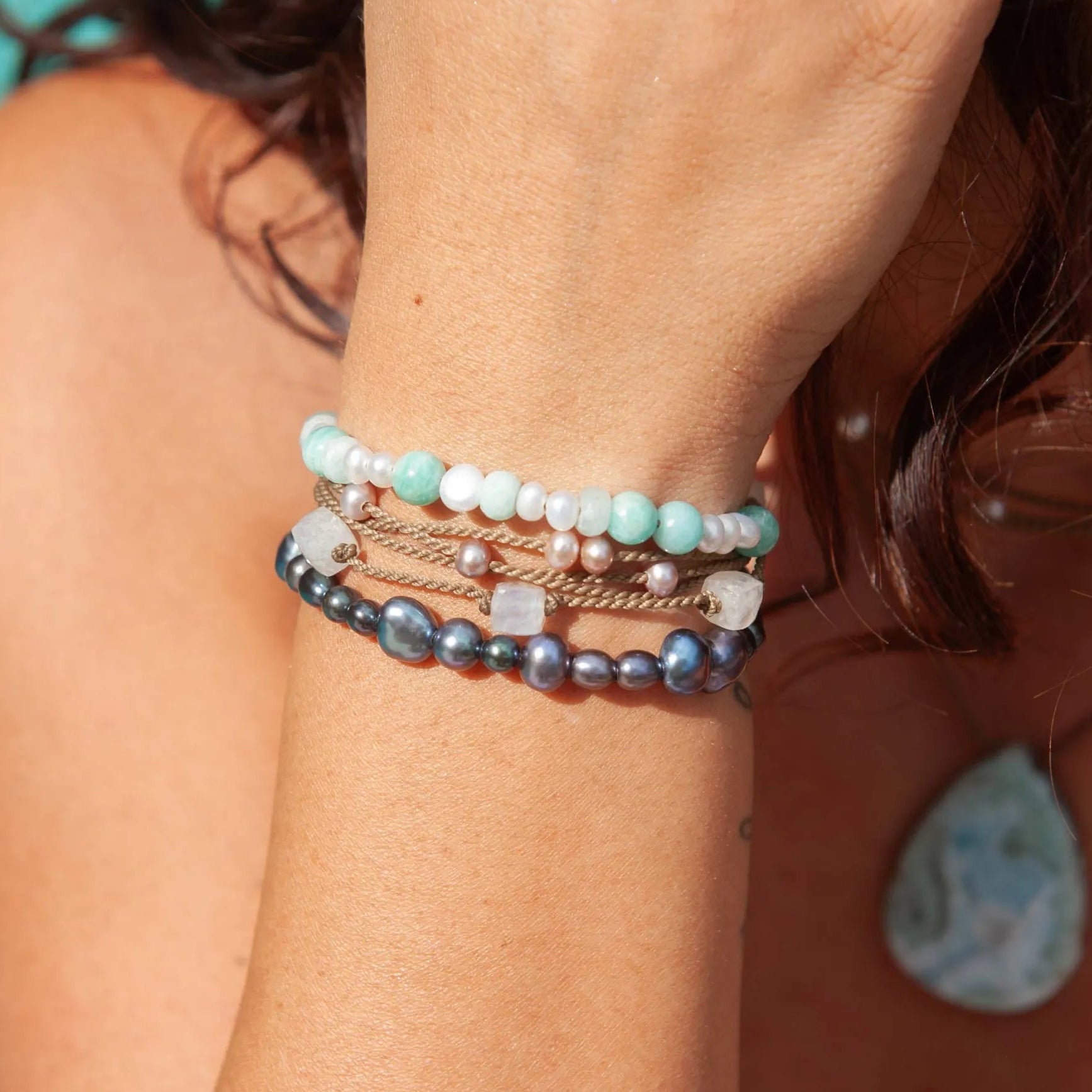 Heavenly Seas - Bracelet Stack