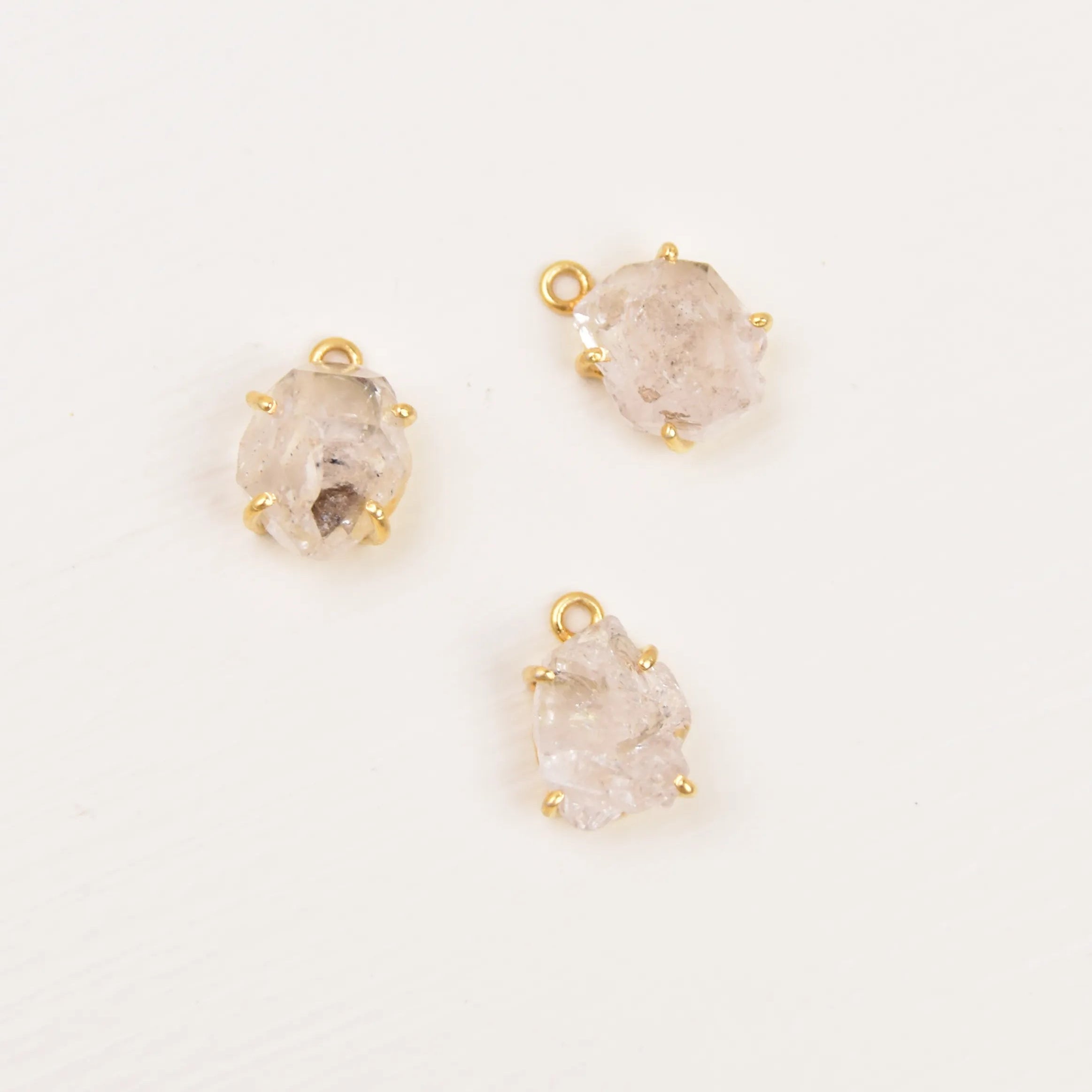 Herkimer Bezeled Diamond Necklace – Limited Drop