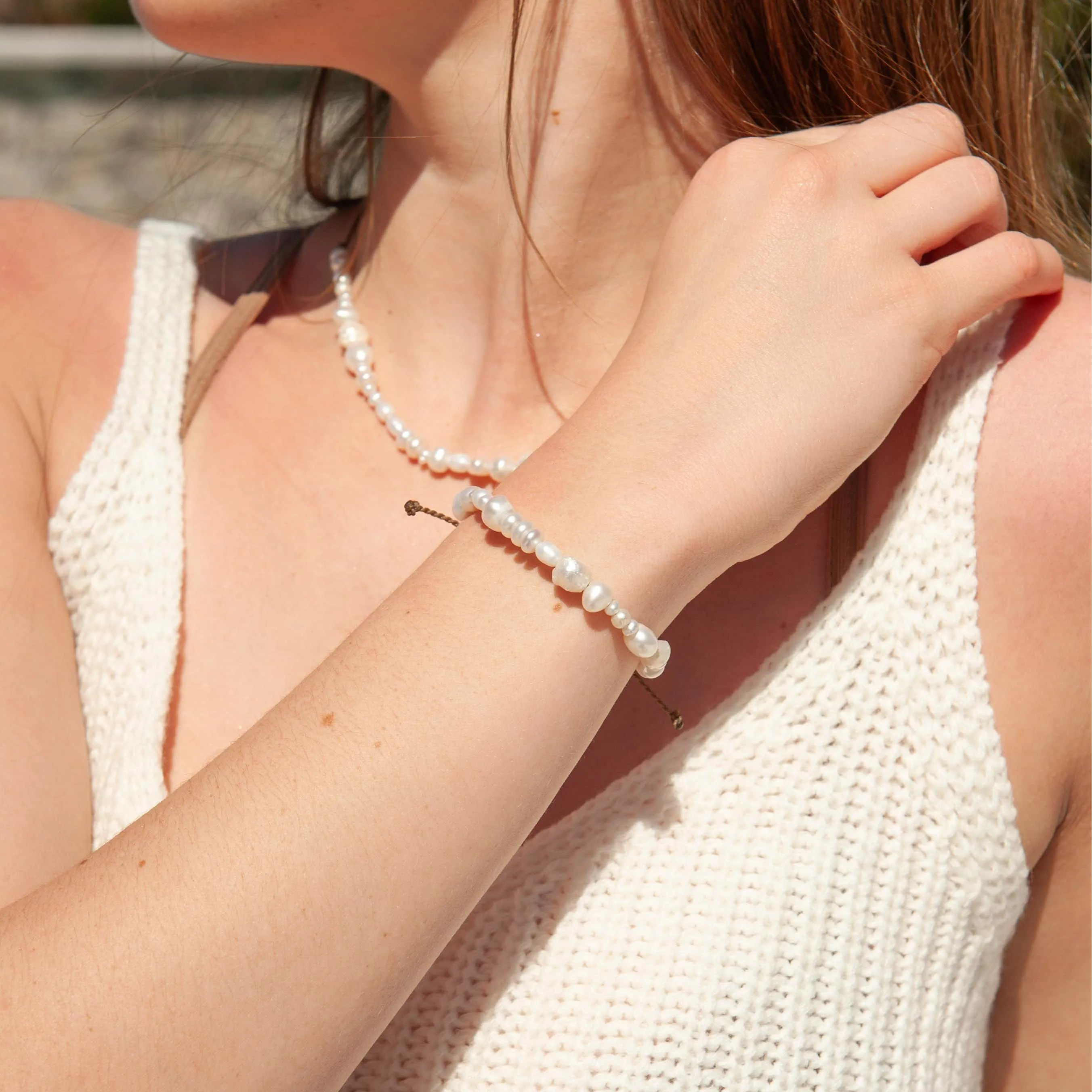 Pearl Odyssey Stack | Anklet, Bracelet & Necklace | Save 15%