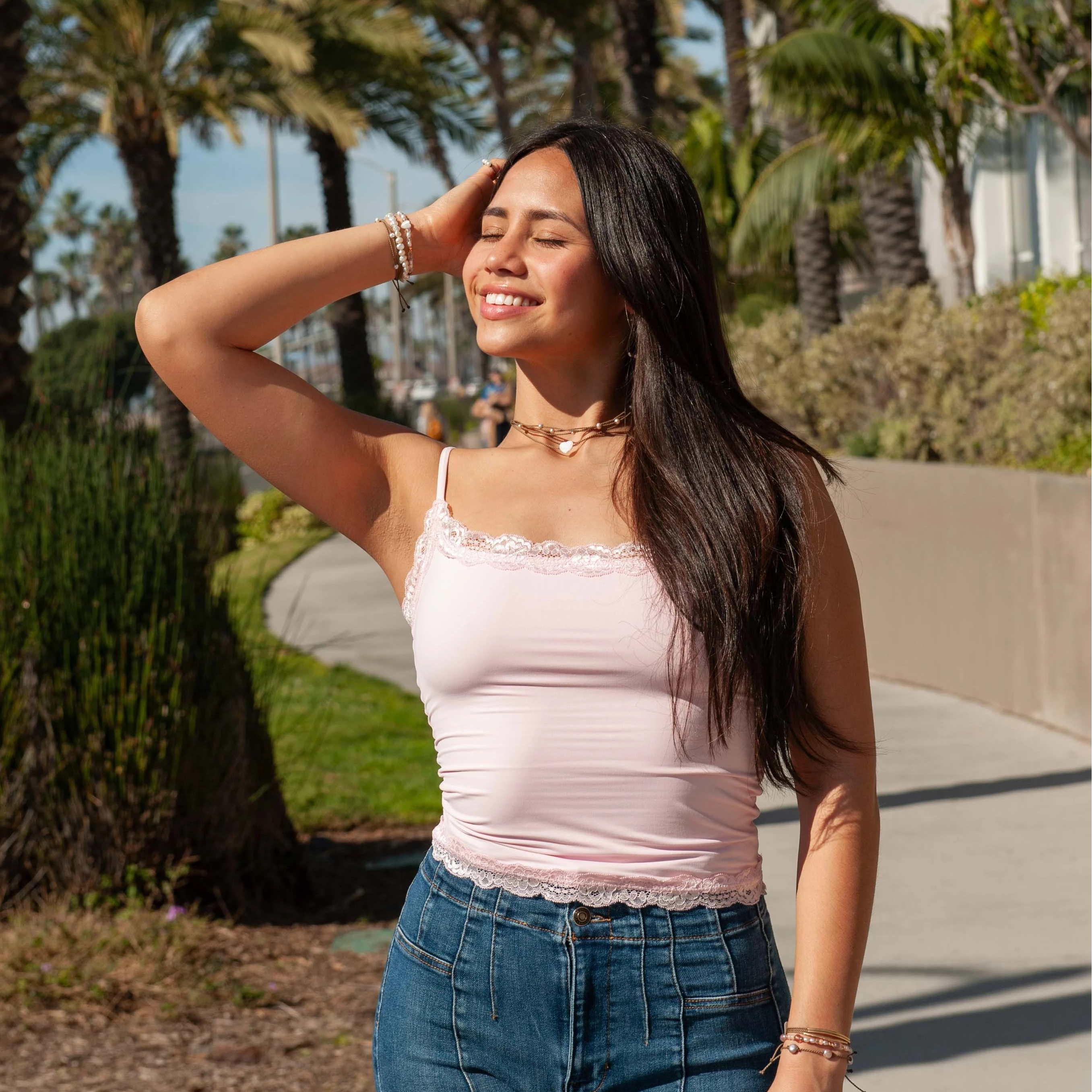 Mother of Pearl Heart Necklace