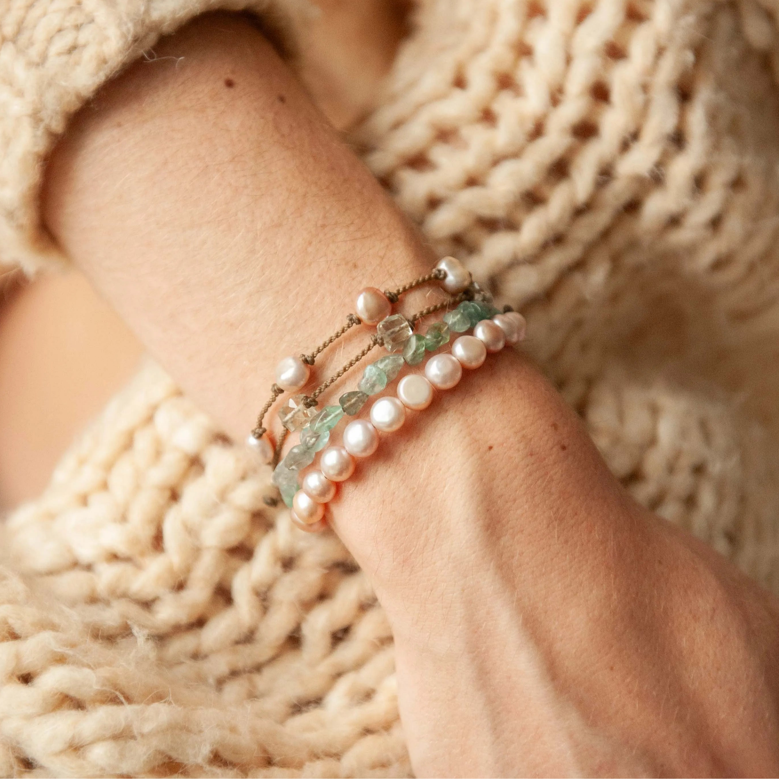 Not Your Granny's Pearls Bracelet