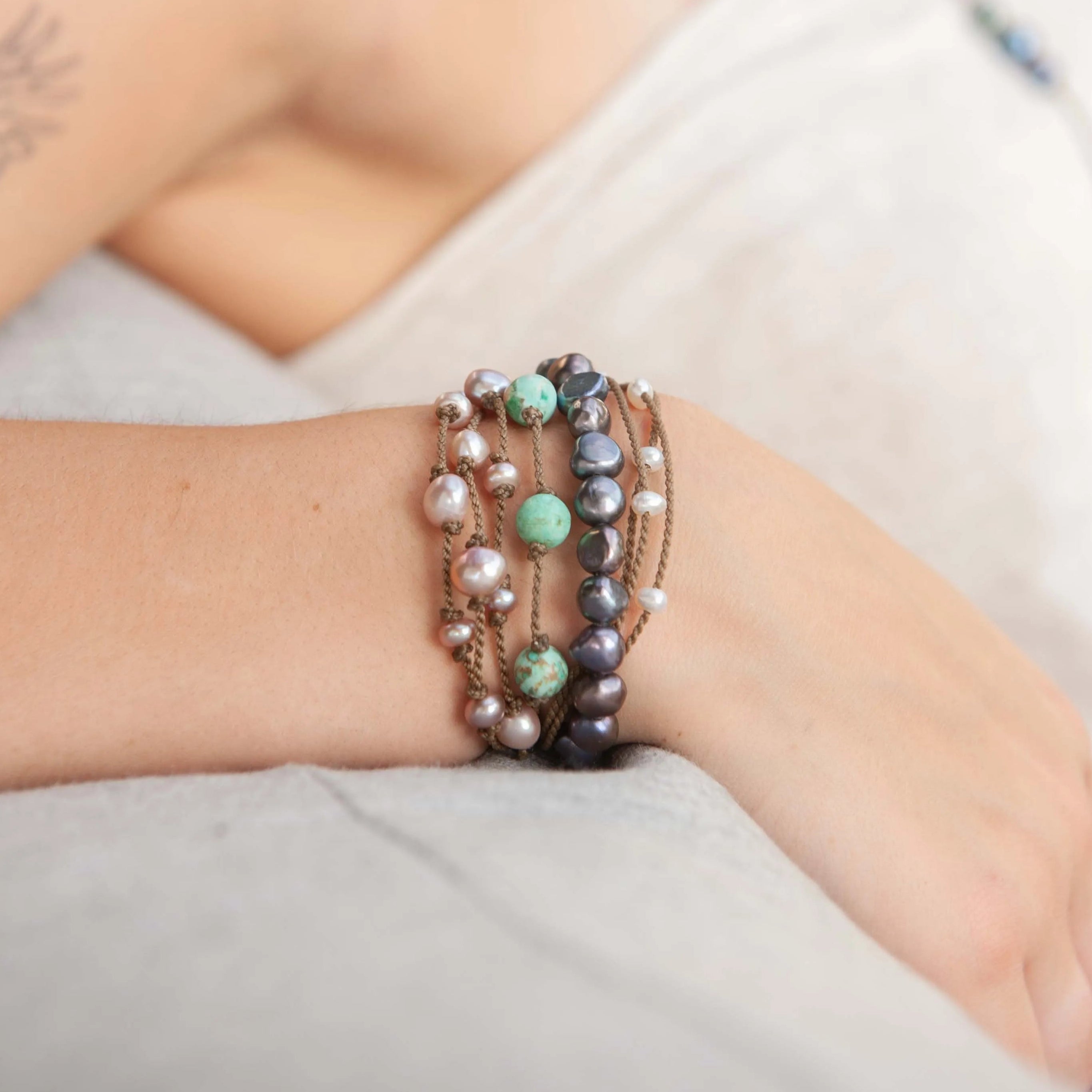 Not Your Granny's Pearls Bracelet
