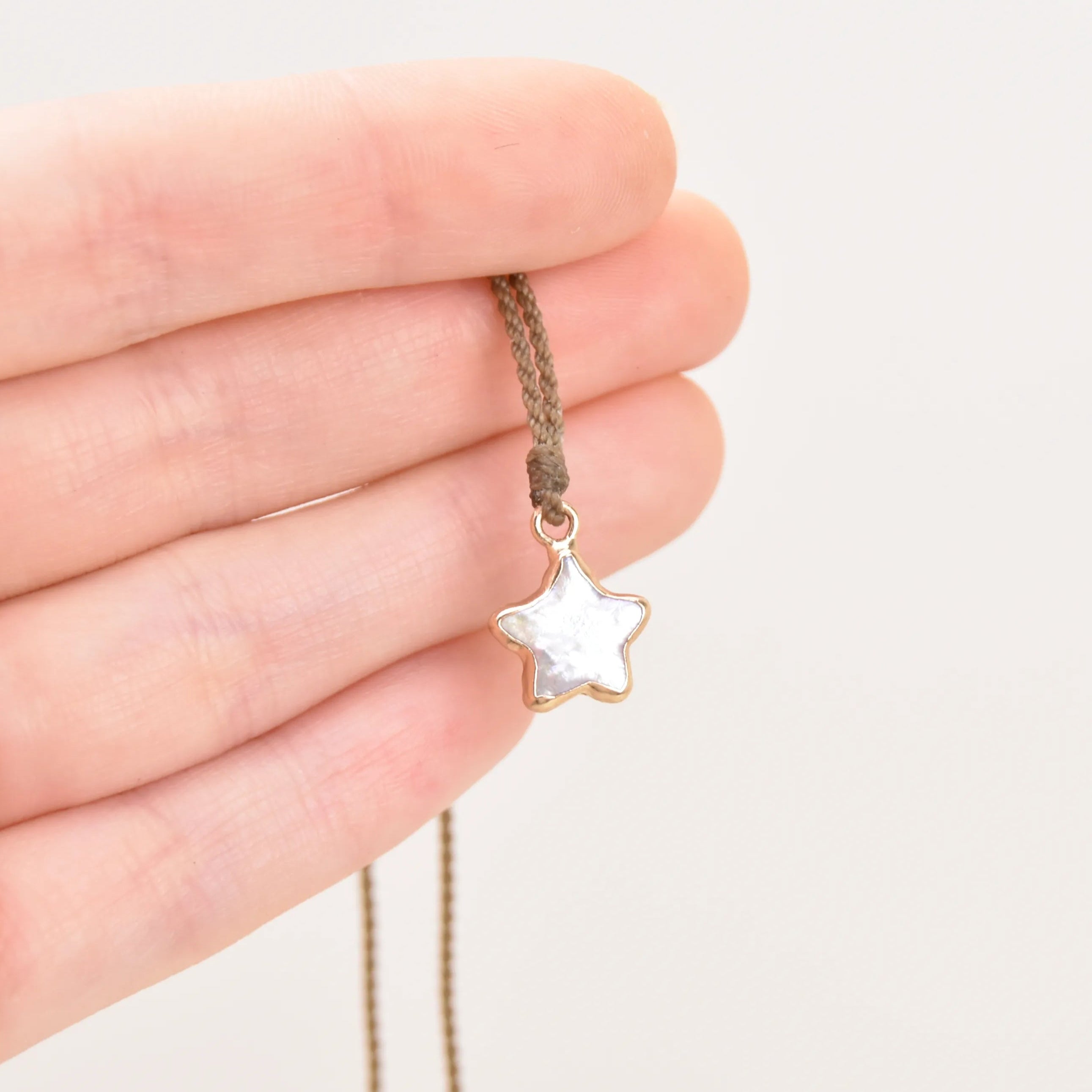 Pearl Star Necklace – Dipped in Gold | Limited