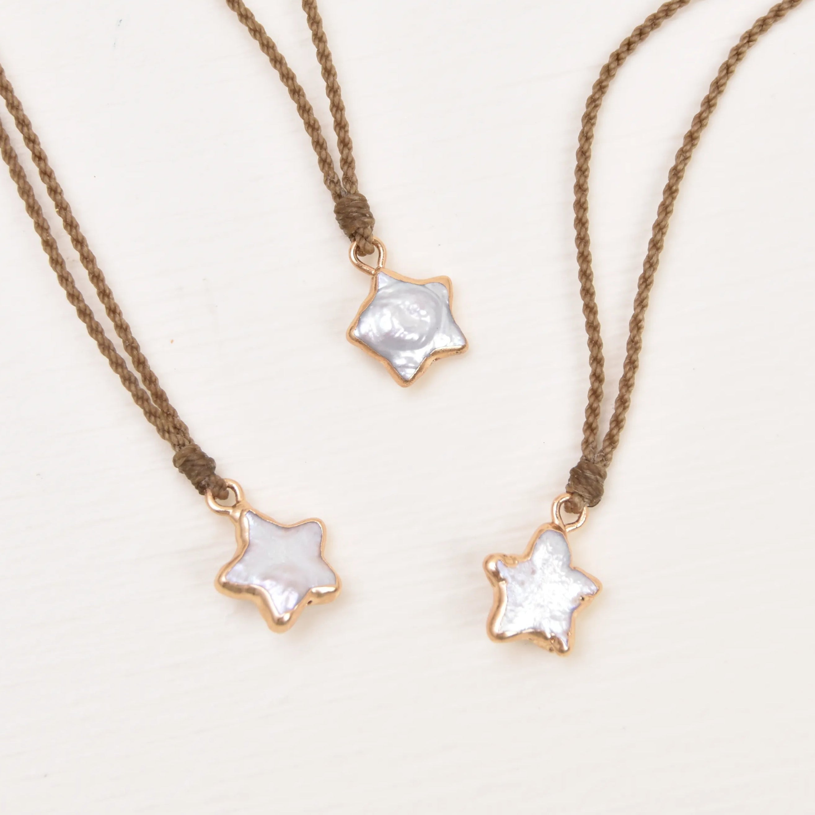 Pearl Star Necklace – Dipped in Gold | Limited
