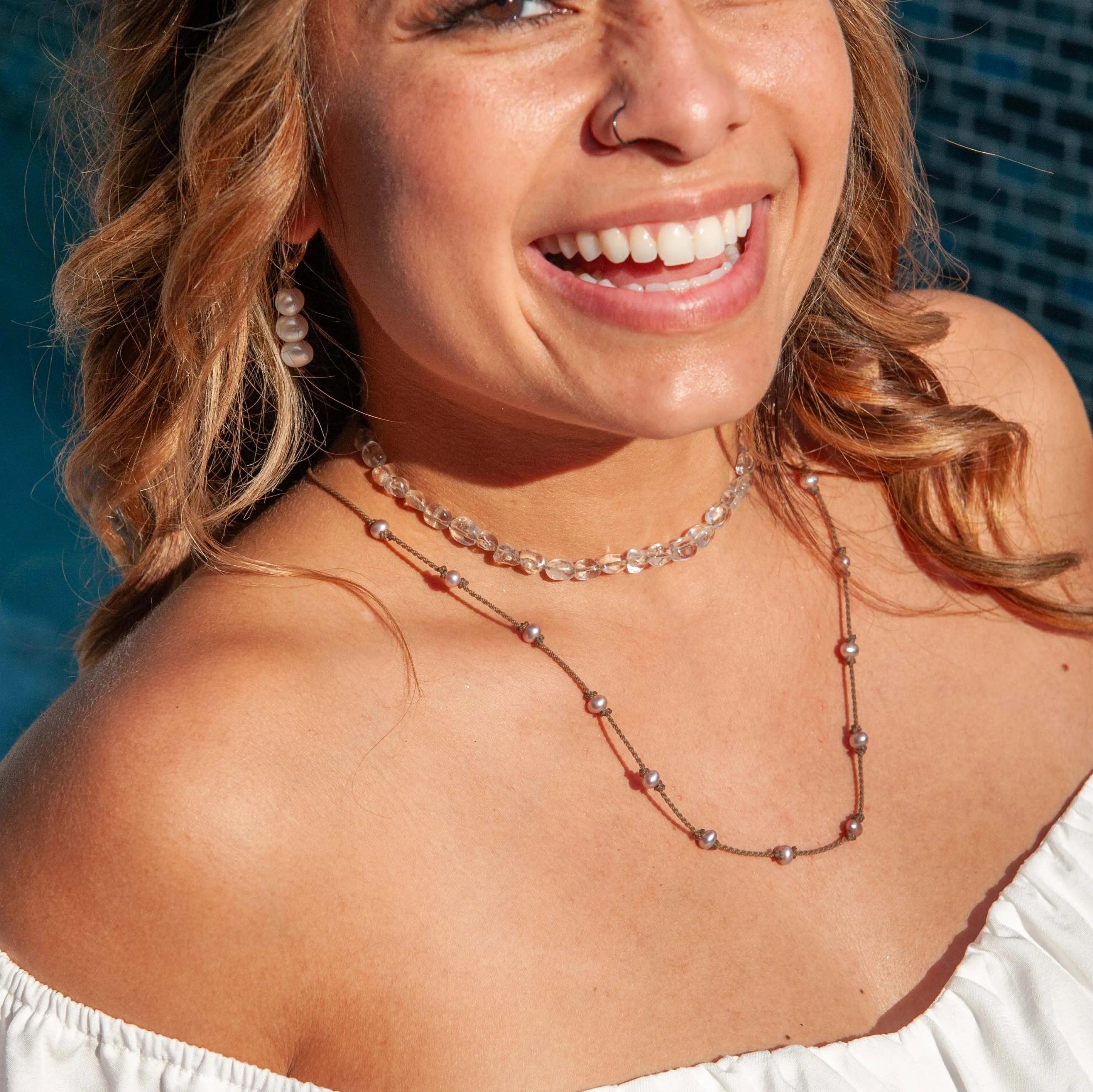 Pebble Necklaces & Duets (adjustable)