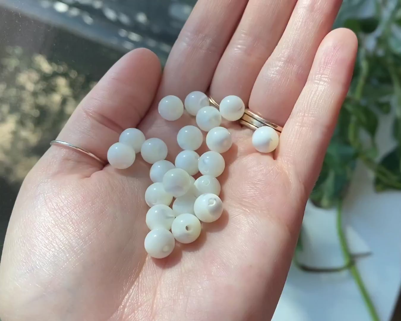 Opalite, Moonstone & Howlite Bracelets