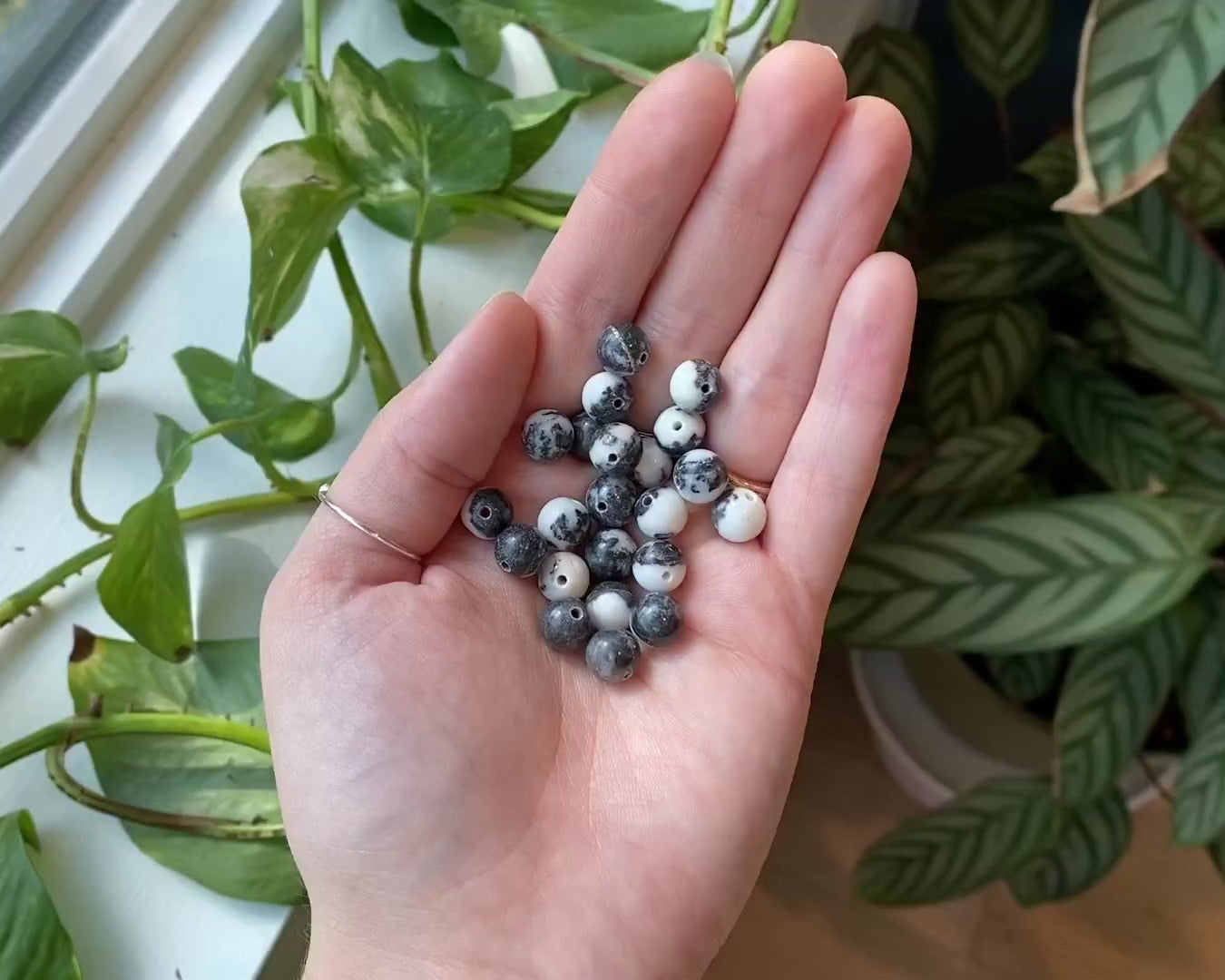 Black Stones Bracelets