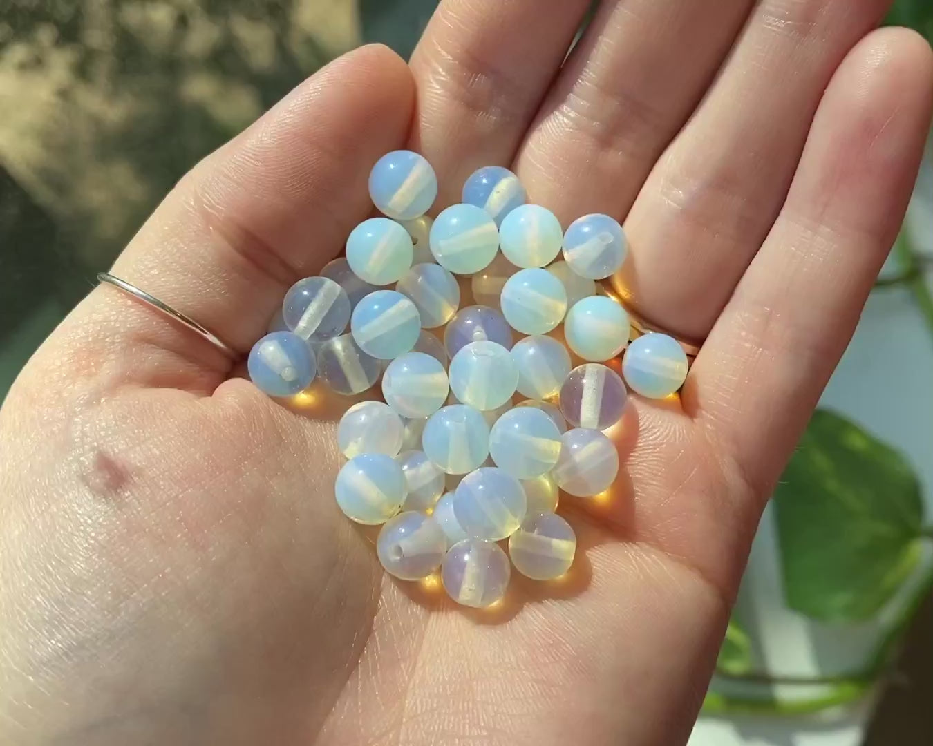 Opalite, Moonstone & Howlite Bracelets