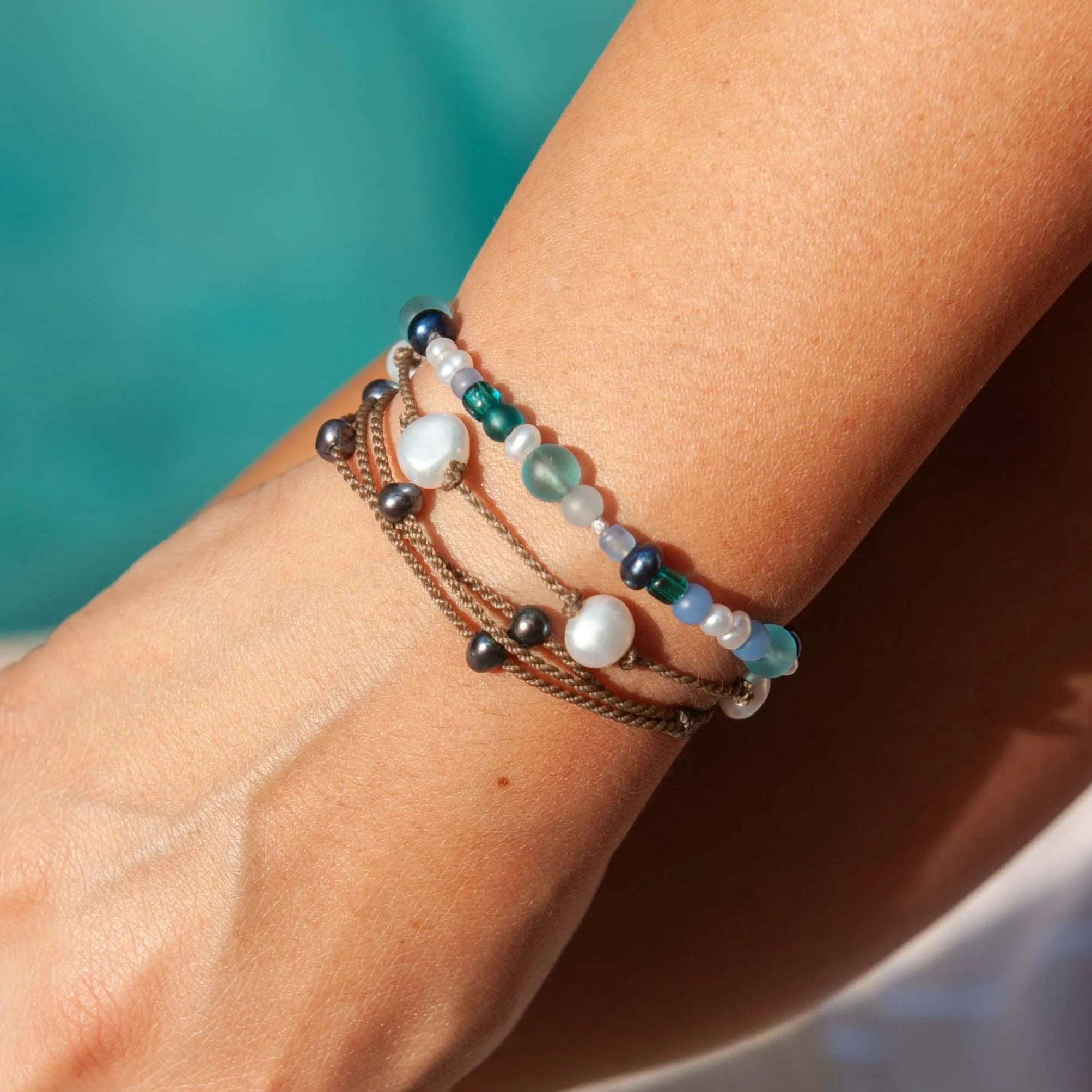 Pearl Riptide Bracelets