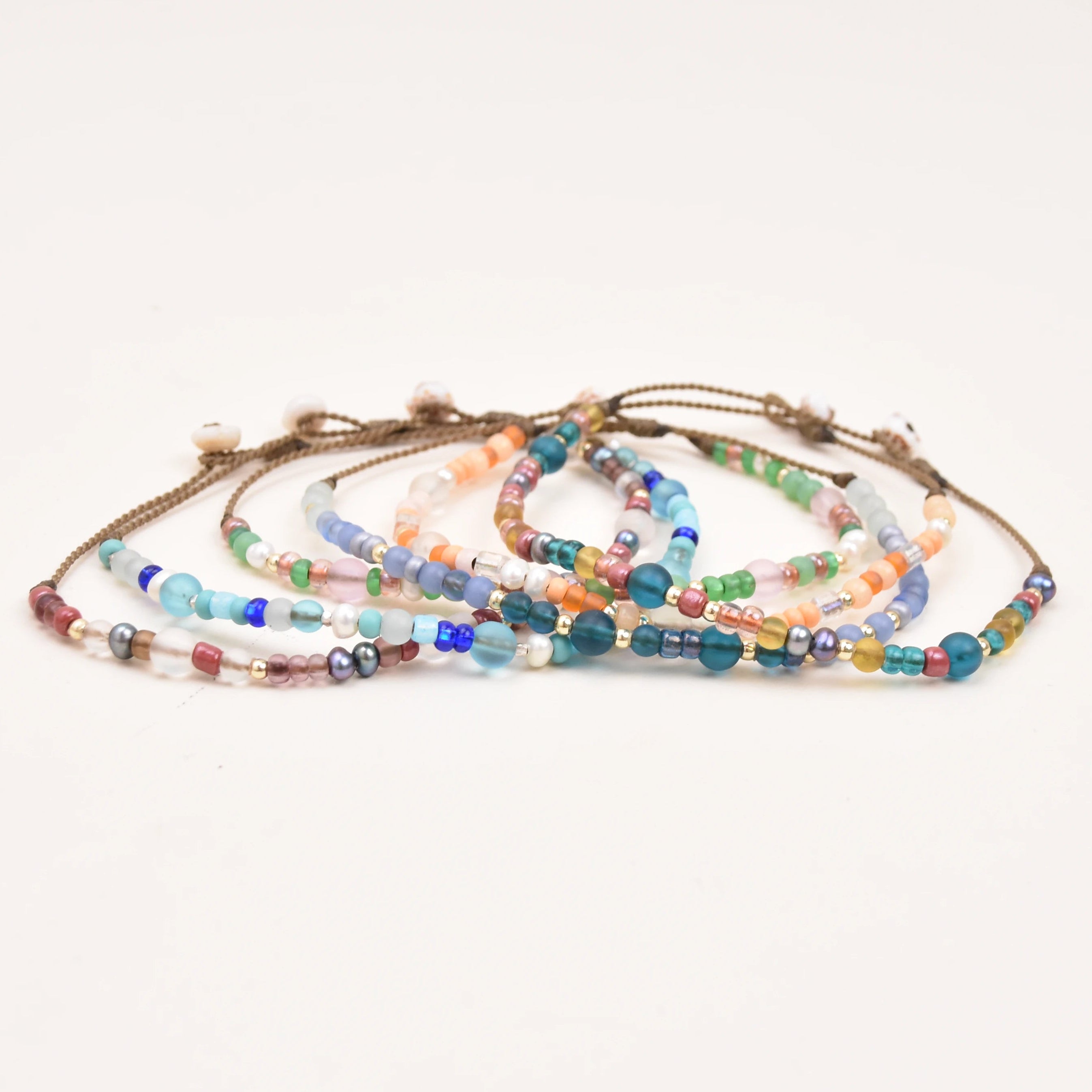 Sea Glass Anklet