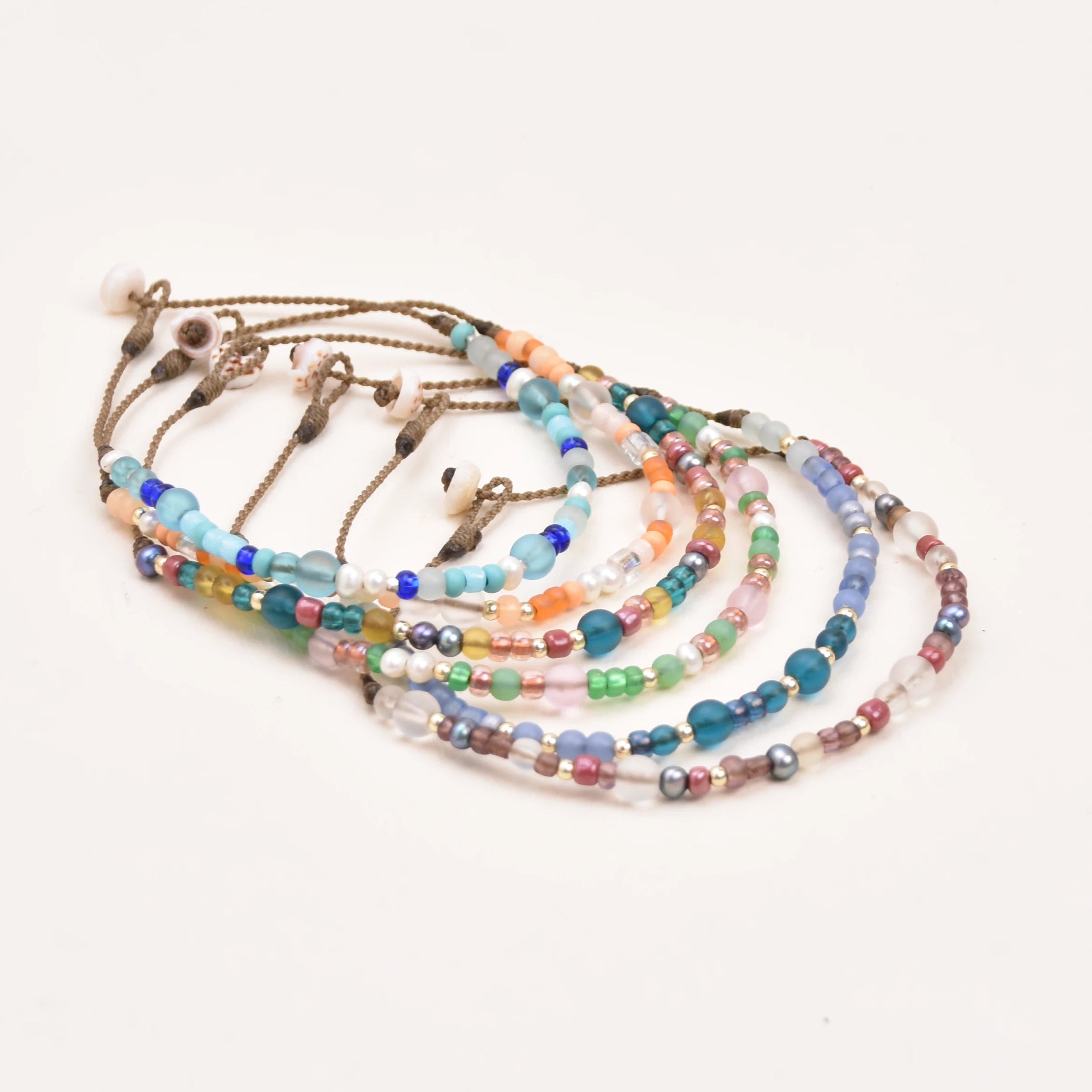 Sea Glass Anklet